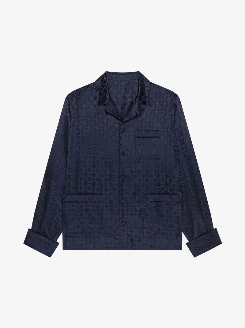Givenchy o1n1vont0326 Pyjamas Shirt in Navy Blue Size US XXL / EU 58 / 5 - 1 Thumbnail