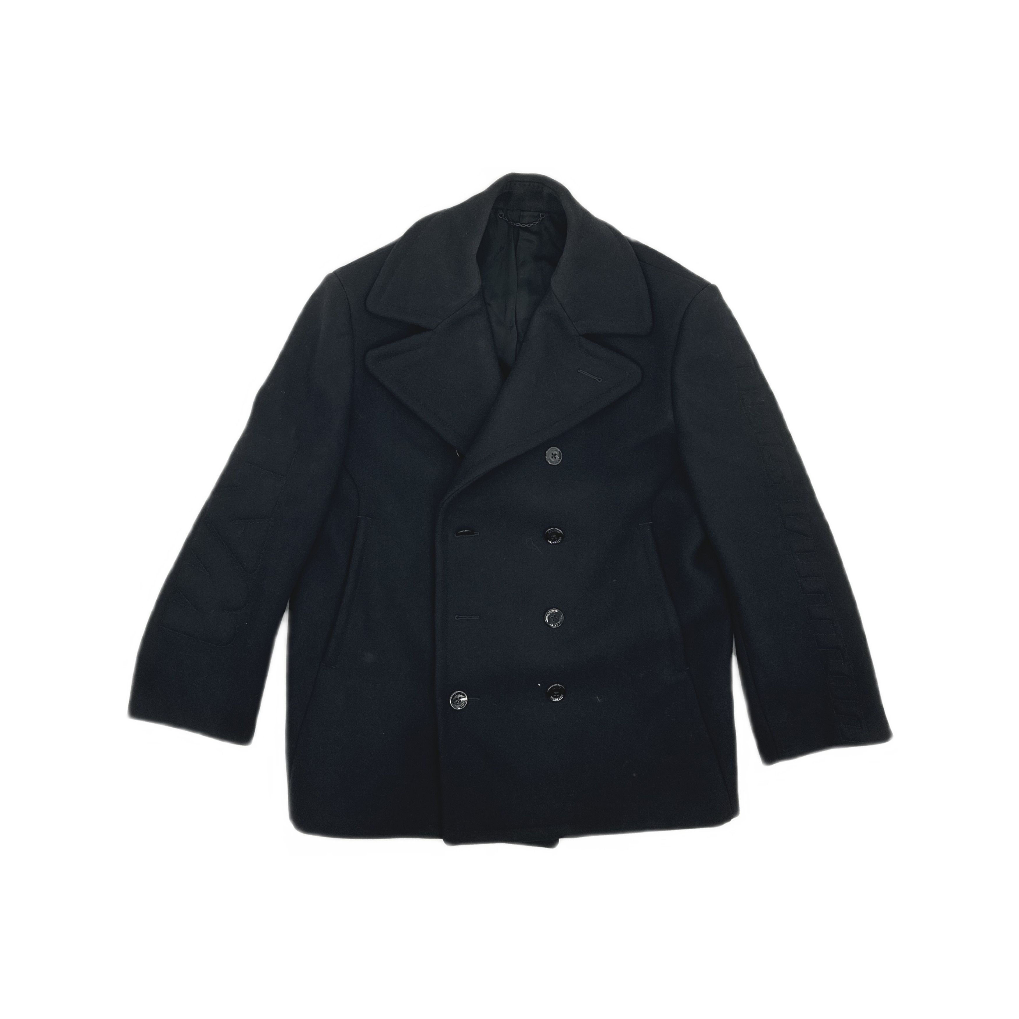 Louis Vuitton Louis Vuitton Double Breasted Wool Peacoat Size 50 Size US M / EU 48-50 / 2 - 1 Thumbnail
