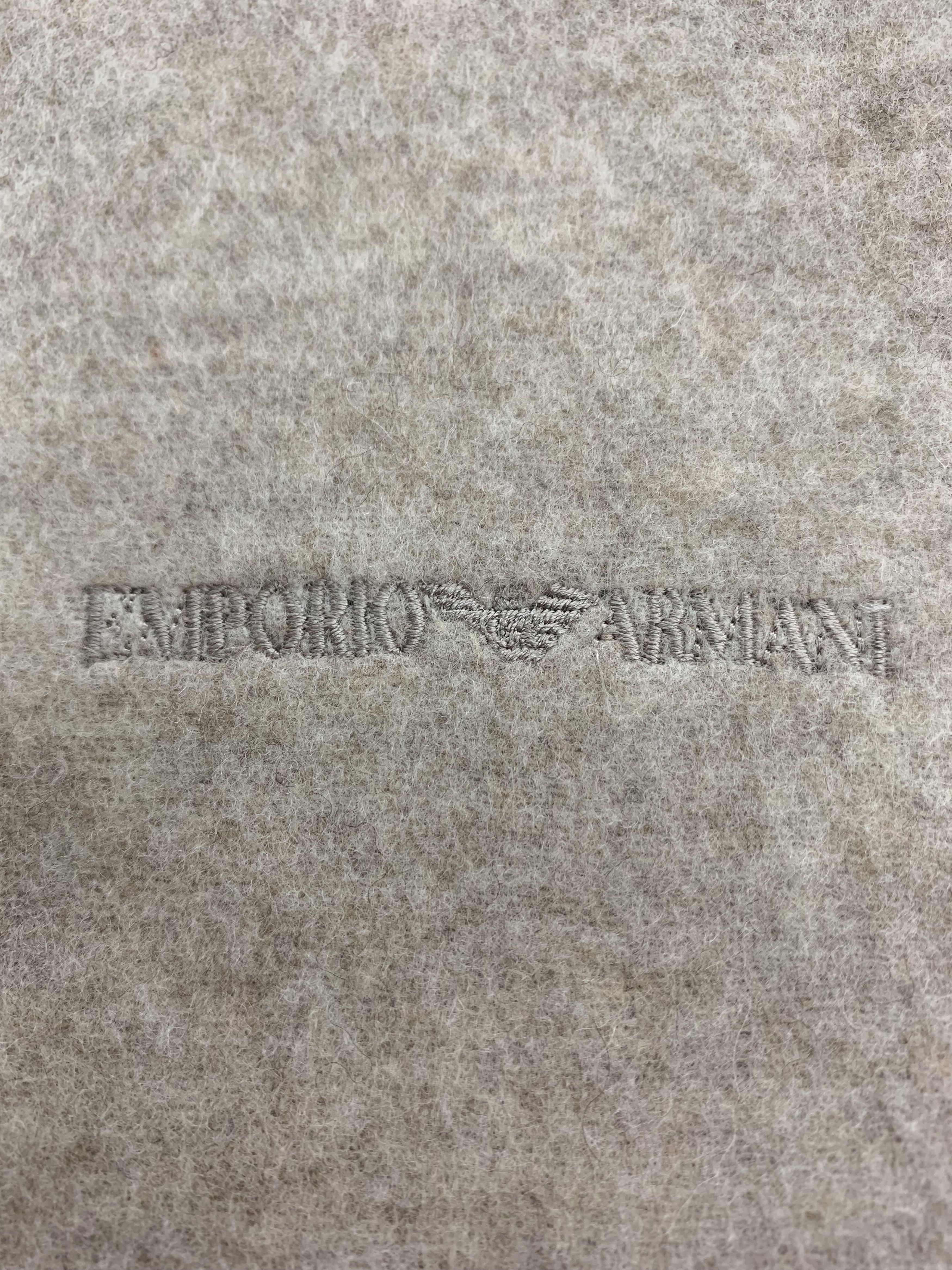 Emporio Armani Emporio Armani Scarf Wool Muffler Neck Wrap BL3044 Size ONE SIZE - 4 Thumbnail