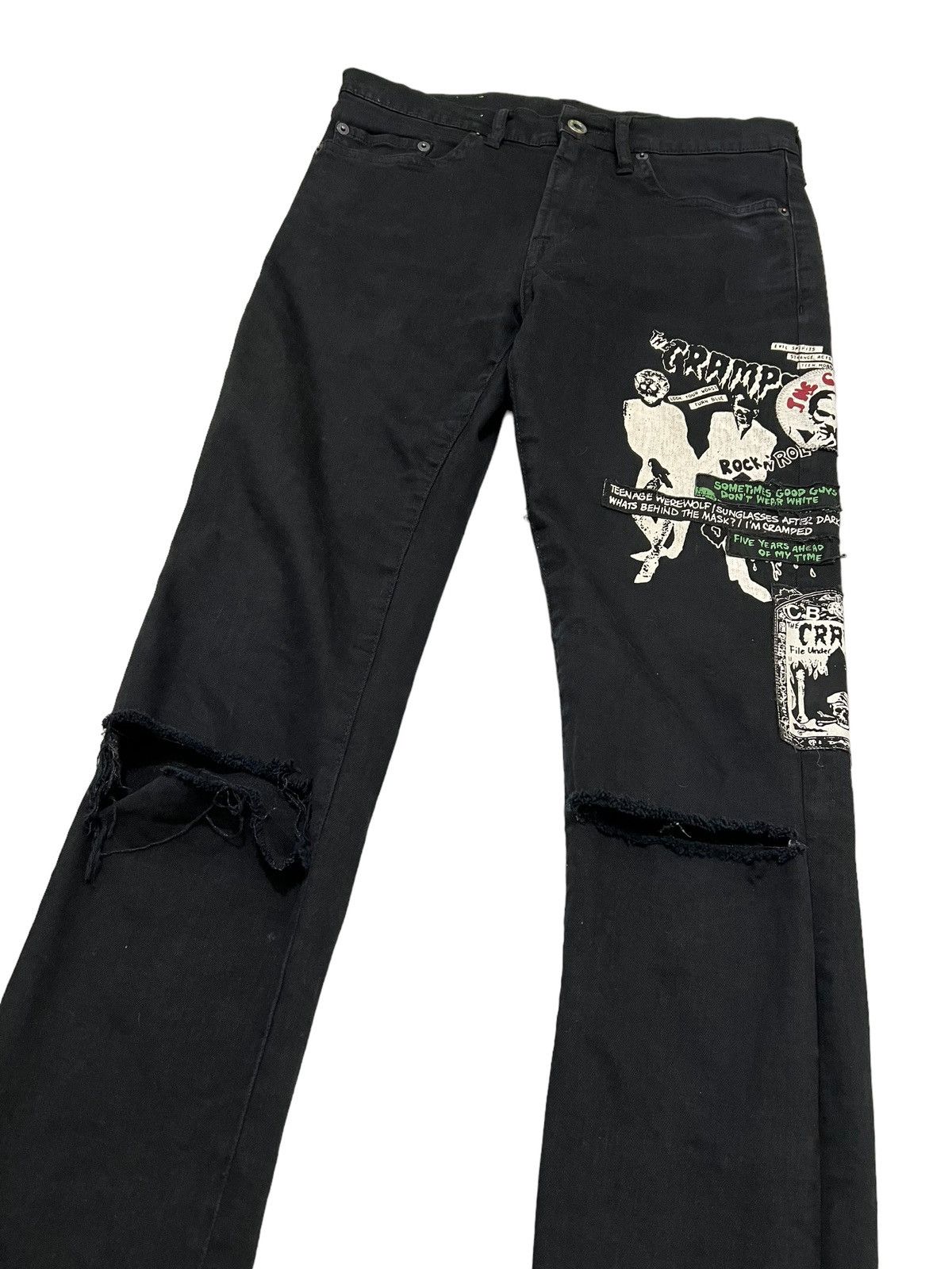 Hysteric Glamour Hysteric Glamour “the cramps” distressed Jeans Size US 28 / EU 44 - 3 Thumbnail