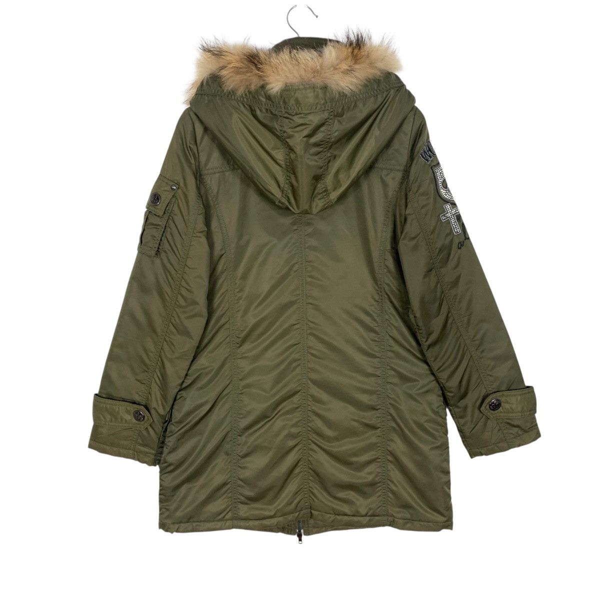 If Six Was Nine Vintage Ghost Of Harlem Parka Jacket FauxFur Hoodie Military Size US S / EU 44-46 / 1 - 14 Thumbnail