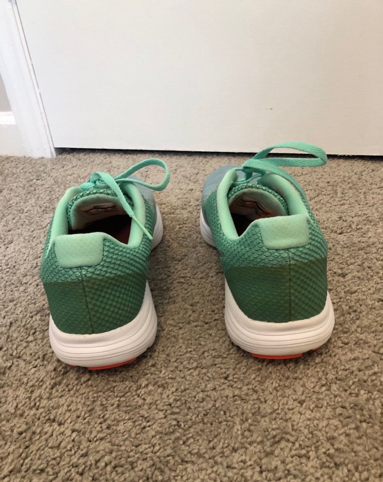 Nike Nike Women's Revolution 3 Running Shoe Green Glow Size 9.5 Size US 9.5 / IT 39.5 - 3 Thumbnail