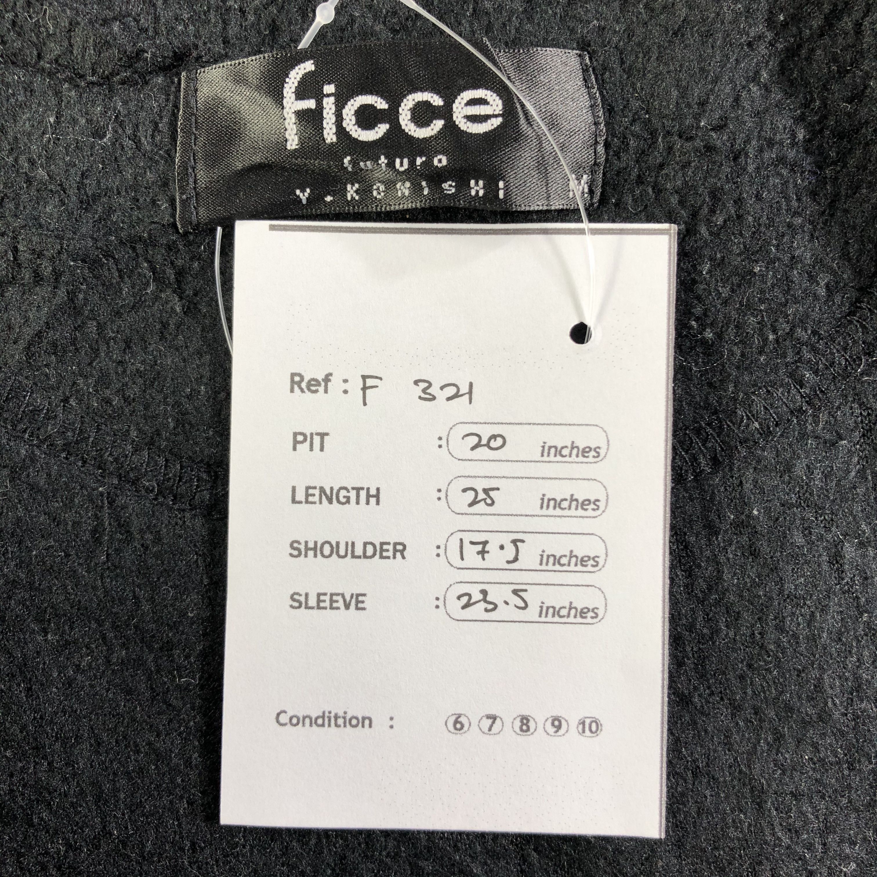 Japanese Brand Ficce Uomo Fleece Jacket Size US M / EU 48-50 / 2 - 8 Thumbnail
