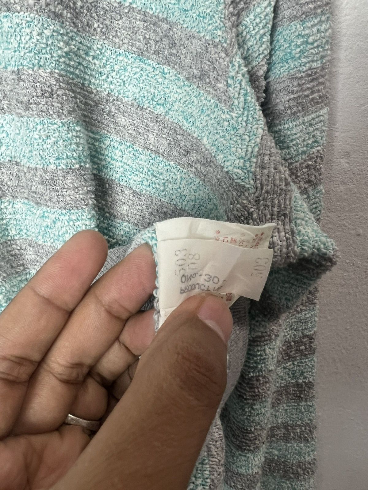 Japanese Brand Vintage Asics Crewneck Striped Japan Made Sweatshirt Size US L / EU 52-54 / 3 - 14 Thumbnail