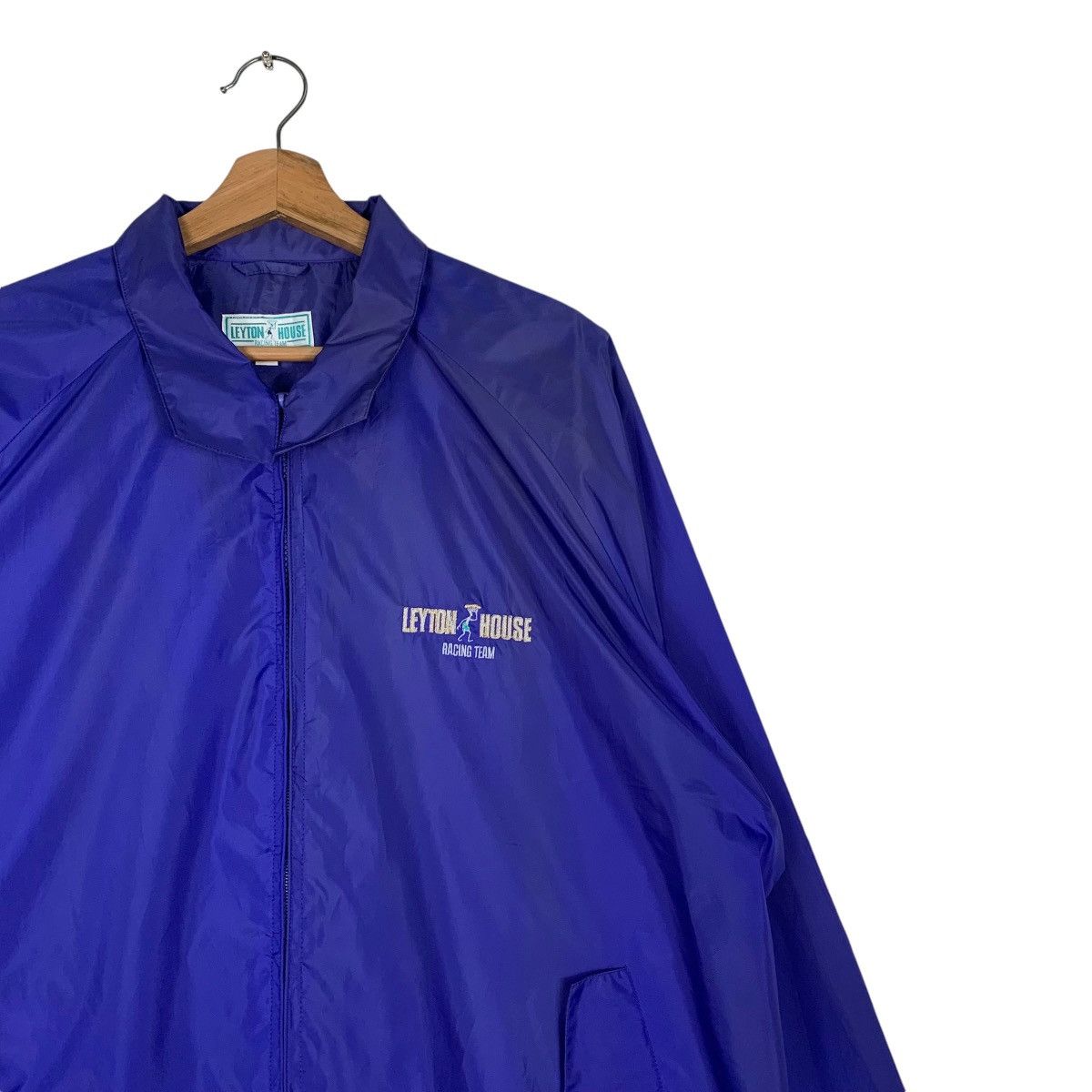 Vintage LEYTON HOUSE Racing Team Motorsport Light Jacket #1276-C57 Size US L / EU 52-54 / 3 - 7 Thumbnail