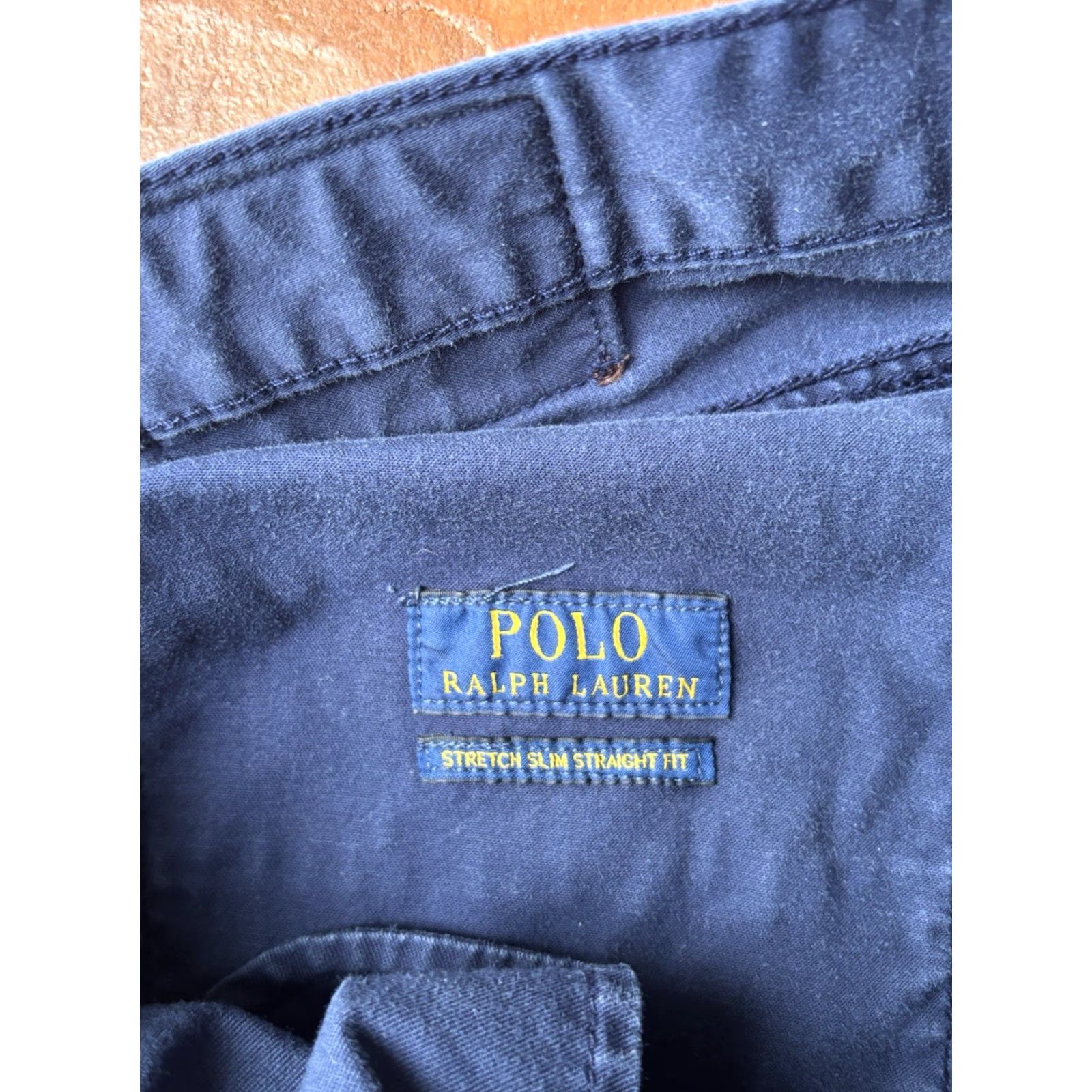 Polo Ralph Lauren VINTAGE Polo Ralph Lauren Stretch Slim Fit Pants Women's 31x30 Blue Preppy Size 24" / US 00 / IT 34 - 2 Thumbnail