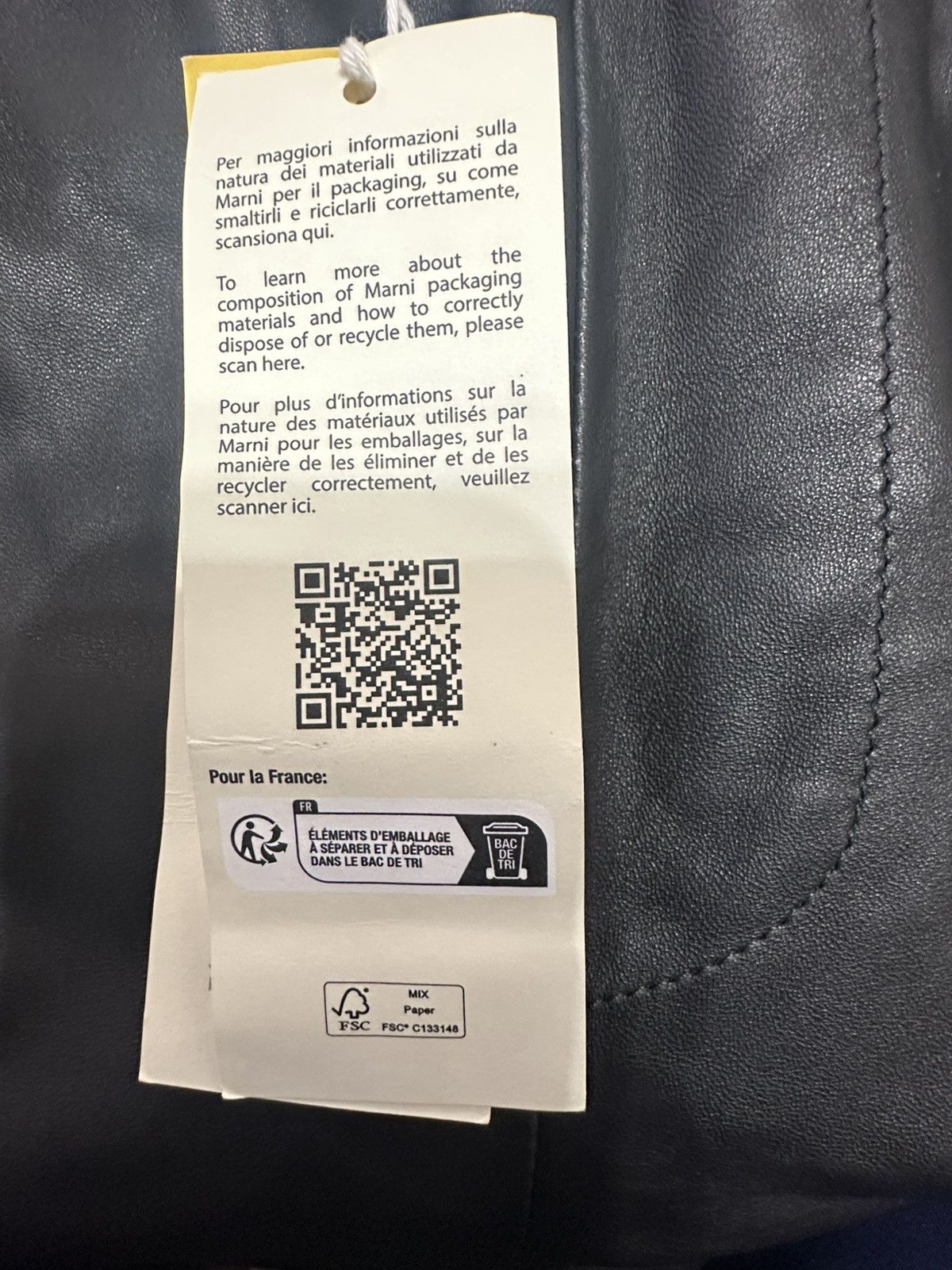 Marni Size 52 Marni Leopard Shearling Trimmed Leather Trousers Size US 44 / EU 60 - 15 Thumbnail