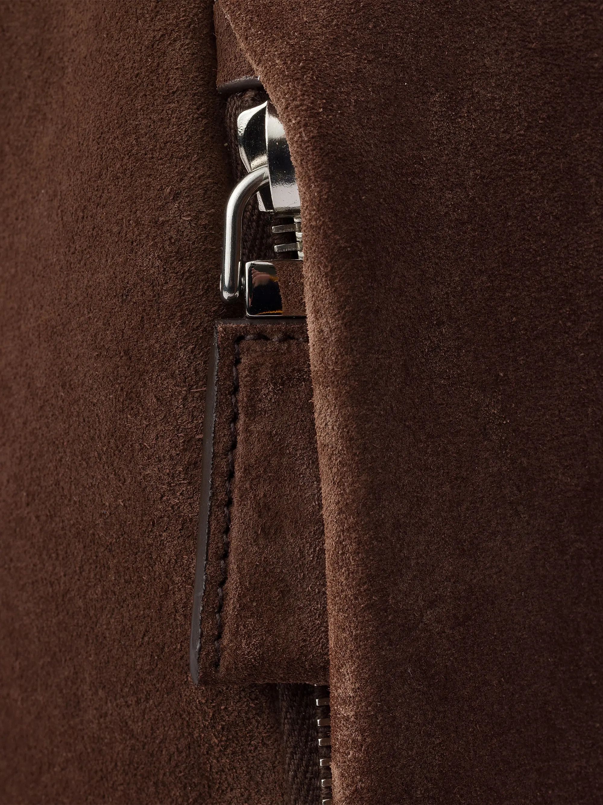 Prada o1bcso1str1025 Size: OS / Suede Backpack in Brown Size ONE SIZE - 7 Thumbnail