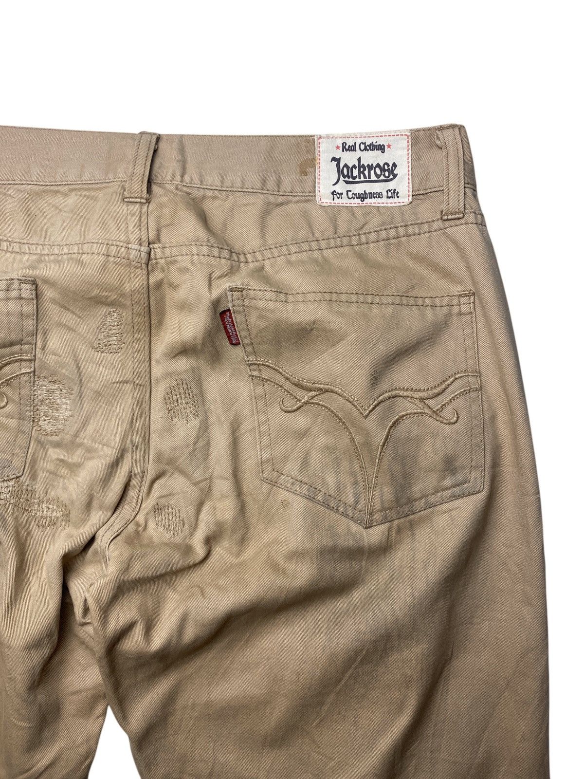 If Six Was Nine 2000's Jackrose Clawmark Boro Buckle Pants Size US 33 - 9 Thumbnail