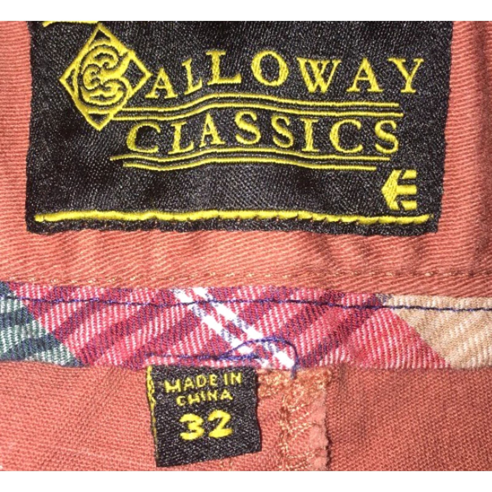 Vintage CALLAWAY CLASSICS Casual Jeans Size 32 X 30 Maroon Regular Classic Mens Size US 32 / EU 48 - 6 Thumbnail