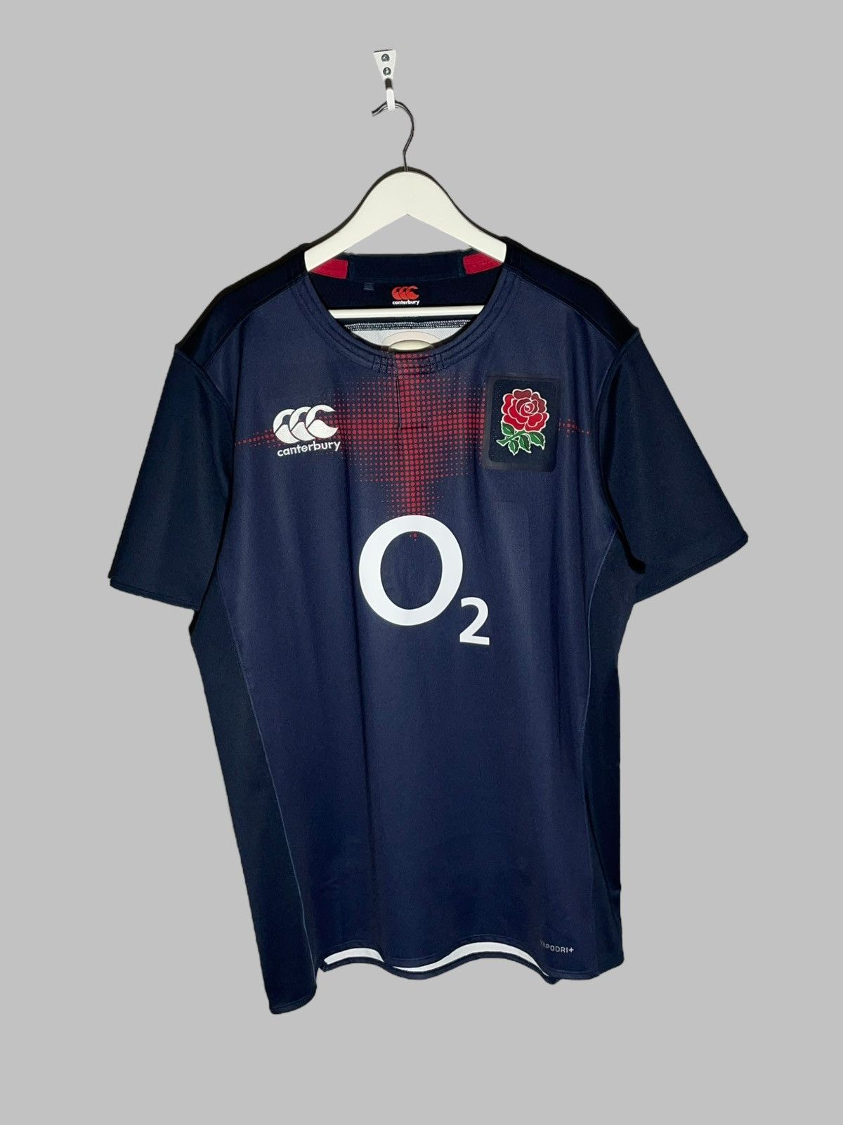 Canterbury of New Zealand England Canterbury Vapordri Player Issue Rugby Jersey Size US XXL / EU 58 / 5 - 1 Thumbnail