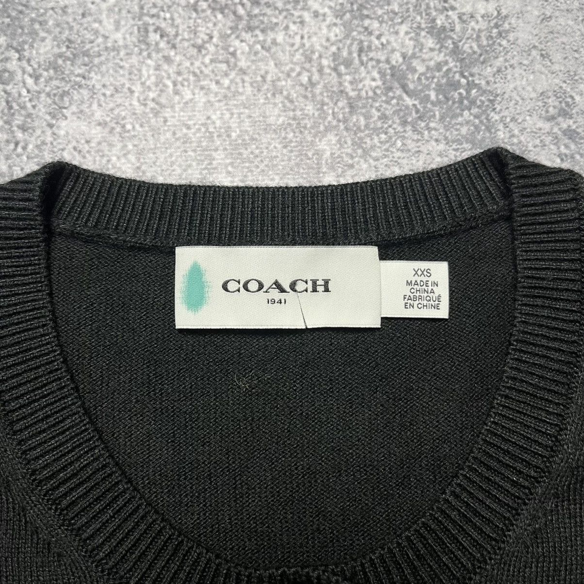 Coach Coach Black Cardigan Sweater Luxury Designer Size XXS / US 00 / IT 34 - 3 Thumbnail