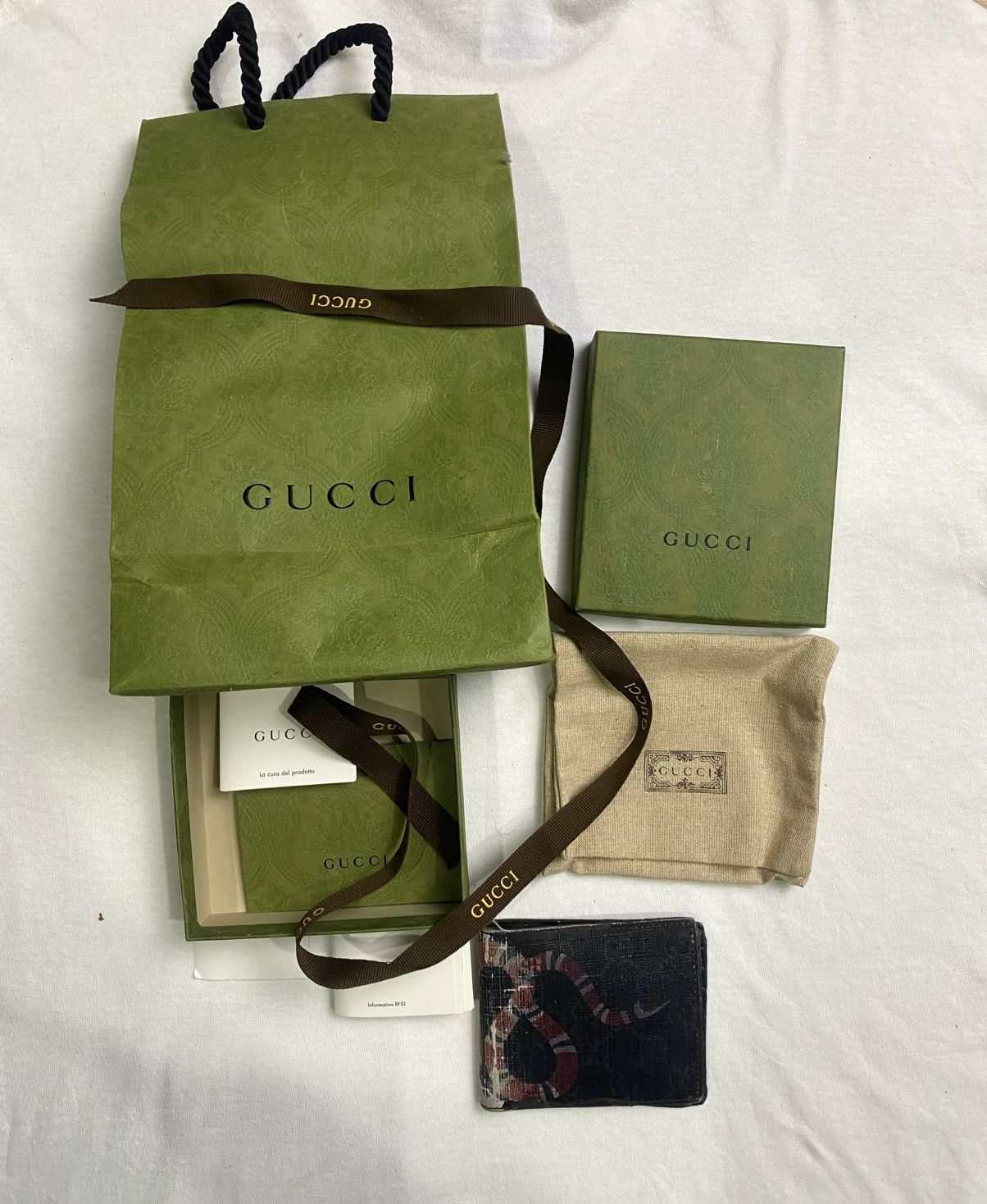 Gucci Gucci snake wallet Size ONE SIZE - 3 Thumbnail