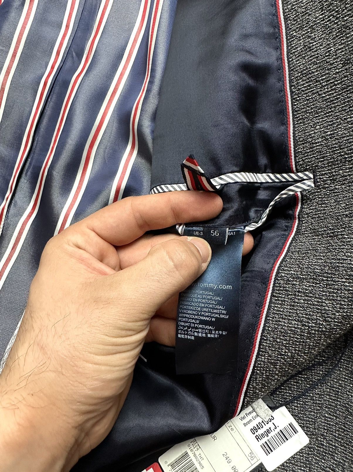 Designer × Tommy Hilfiger NEW Tommy Hilfiger Wool Blazer Suit Size 54L - 7 Thumbnail