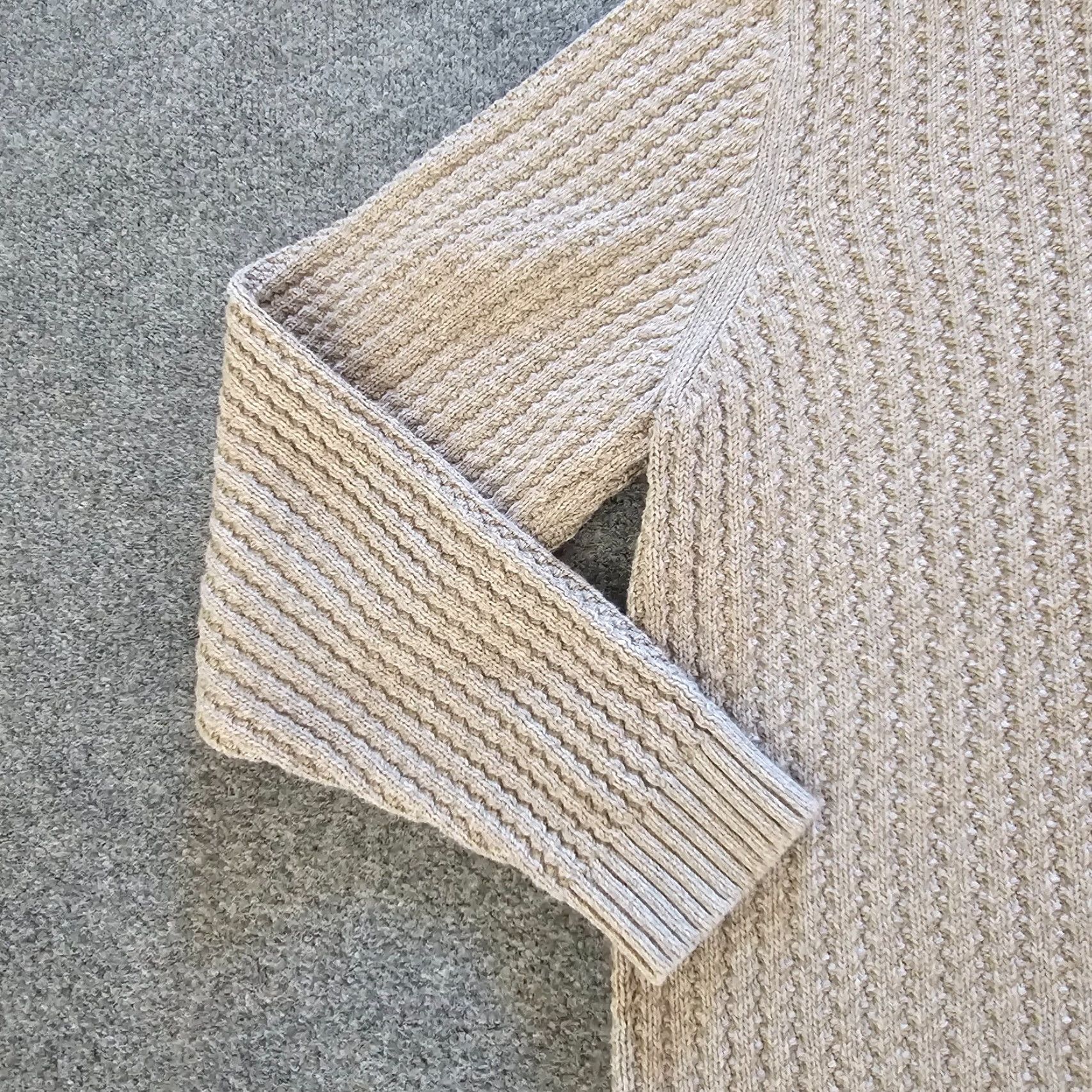 Eddie Bauer VINTAGE Eddie Bauer Sweater Mens Large Tall Beige Ribbed Knit Long Sleeve Henley Size US L / EU 52-54 / 3 - 4 Thumbnail
