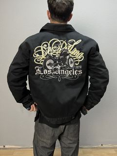 Vintage Stussy x Louis Vuitton monogram reversible jacket