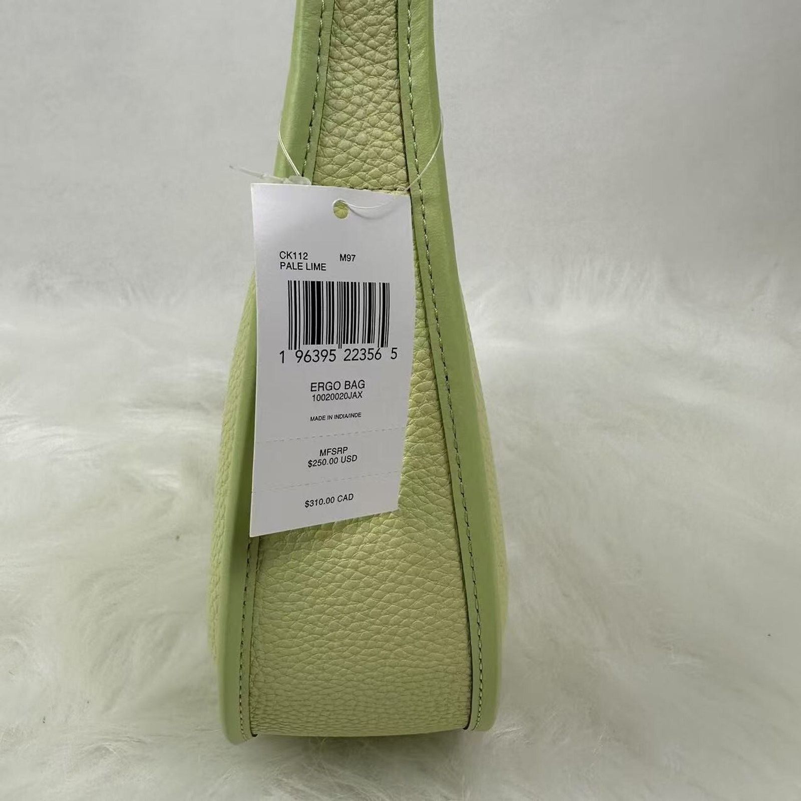 Coach Coach Ergo Shoulder Bag In Coachtopia Leather In Pale Lime Size ONE SIZE - 4 Thumbnail