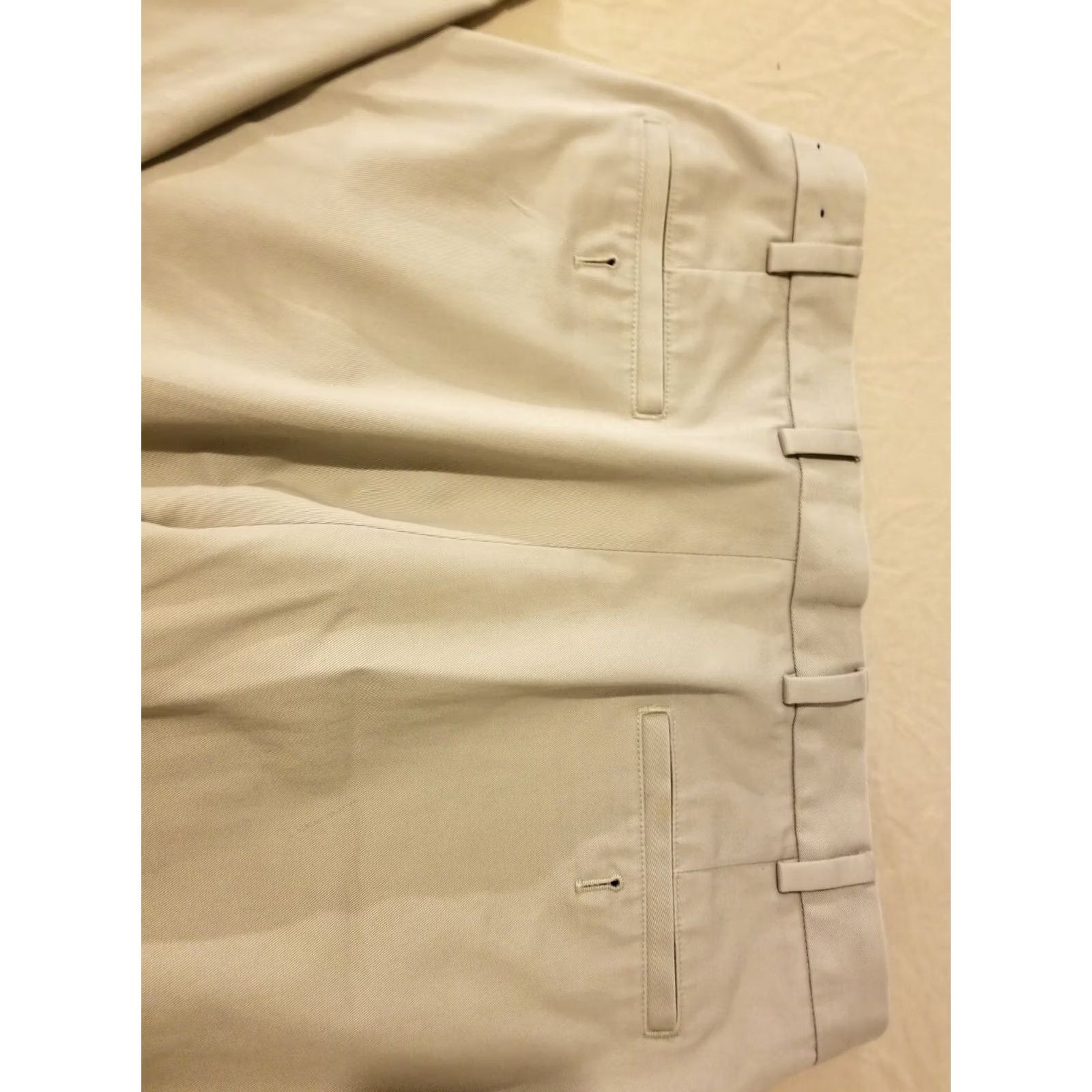 Brooks Brothers Brooks Brothers Pants Khaki Cotton Dress Pants Chino Trouser Beige Mens 35x30 Size US 35 - 2 Thumbnail