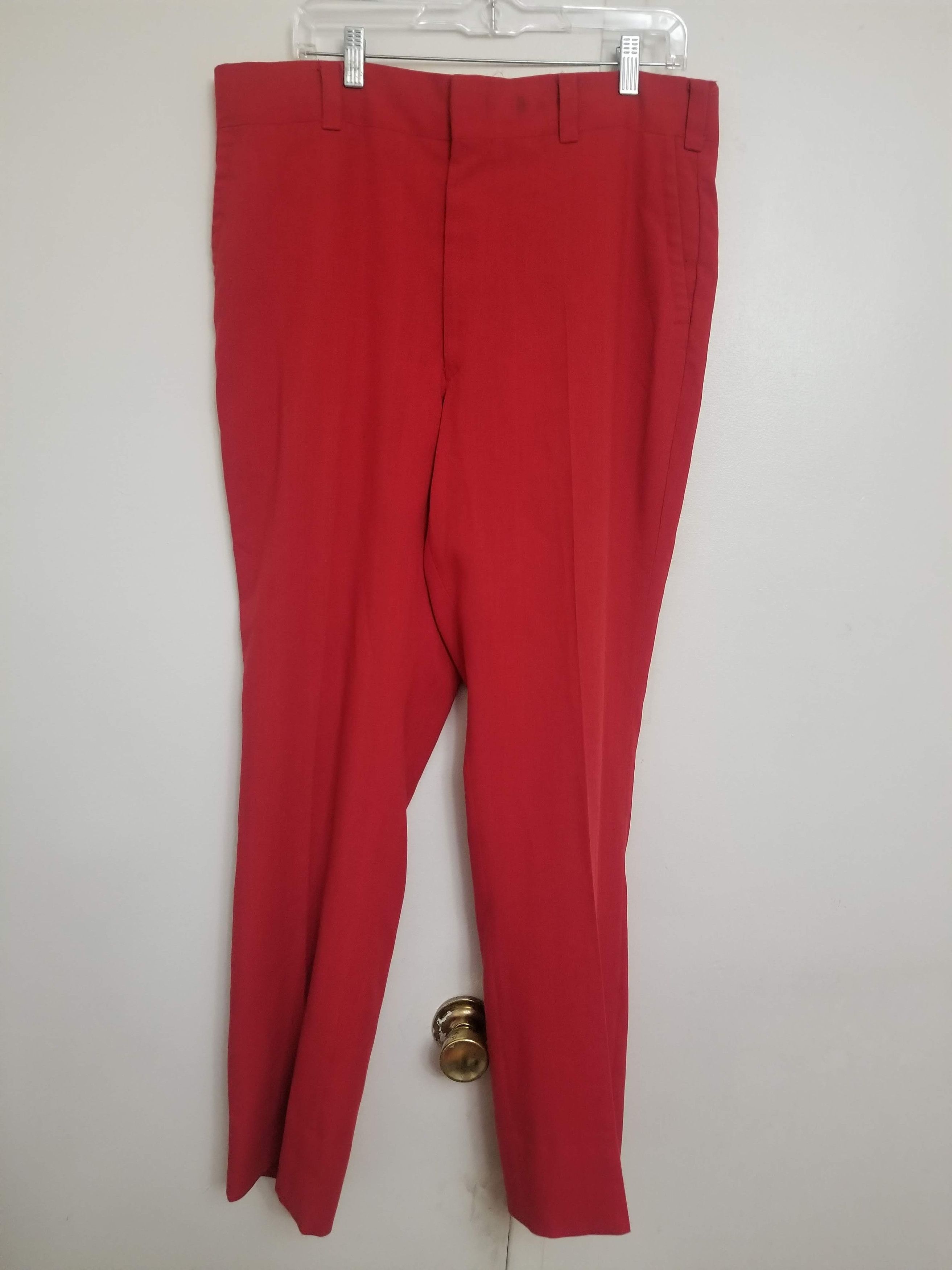 Lord & Taylor Vintage LORD & TAYLOR Red Pants Size US 34 / EU 50 - 3 Thumbnail