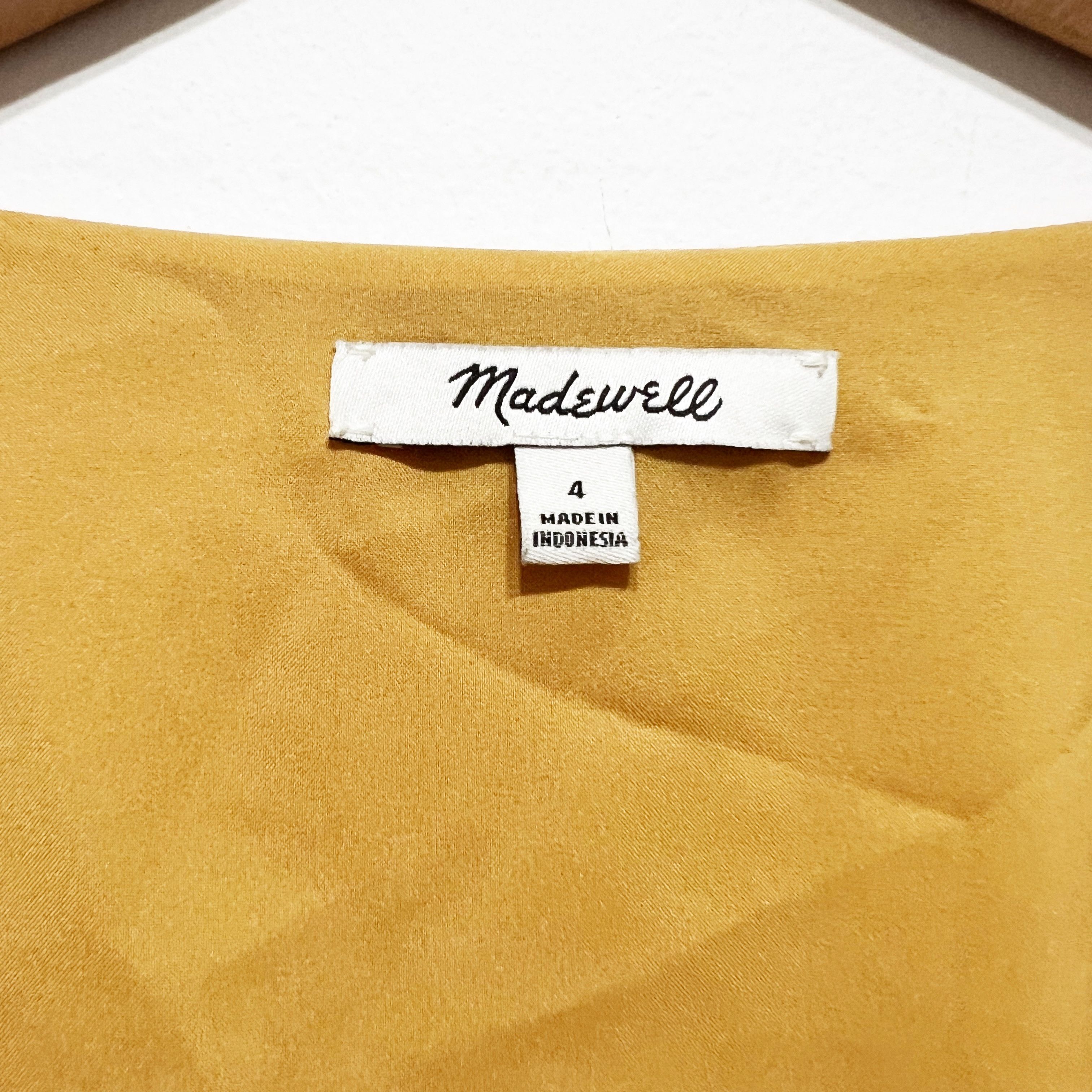 Madewell Madewell Ruffle-Sleeve Button-Front Dress Size S / US 4 / IT 40 - 2 Thumbnail