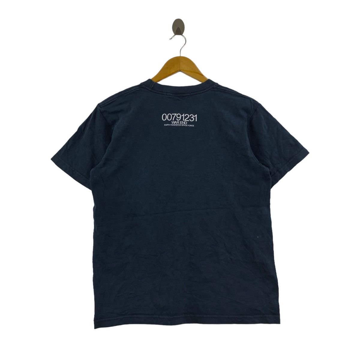 Japanese Brand × Vintage Vintage GUNDAM Japan Anime Navy Short Sleeve Shirt Size US M / EU 48-50 / 2 - 3 Thumbnail