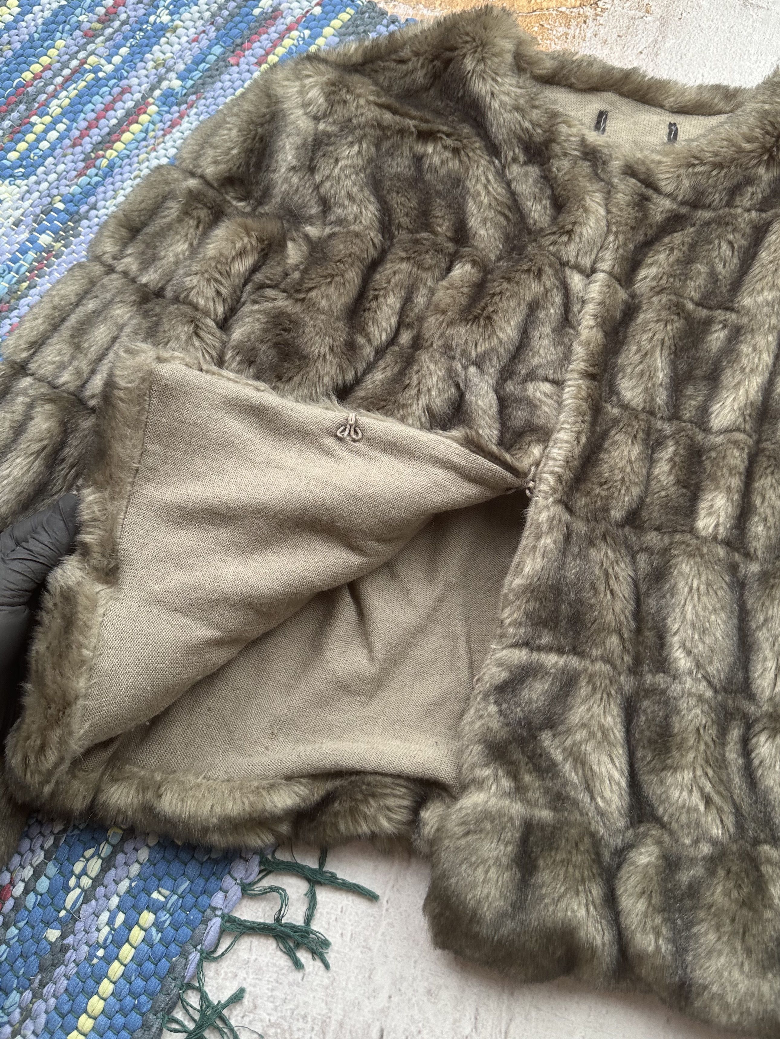 Japanese Brand Vintage Faux Fur Coat A583D15(435) Size M / US 6-8 / IT 42-44 - 4 Thumbnail