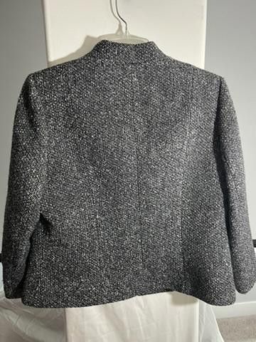Jones New York Stylish Jones New York Signature Petite Tweed Jacket Size L / US 10 / IT 46 - 4 Thumbnail