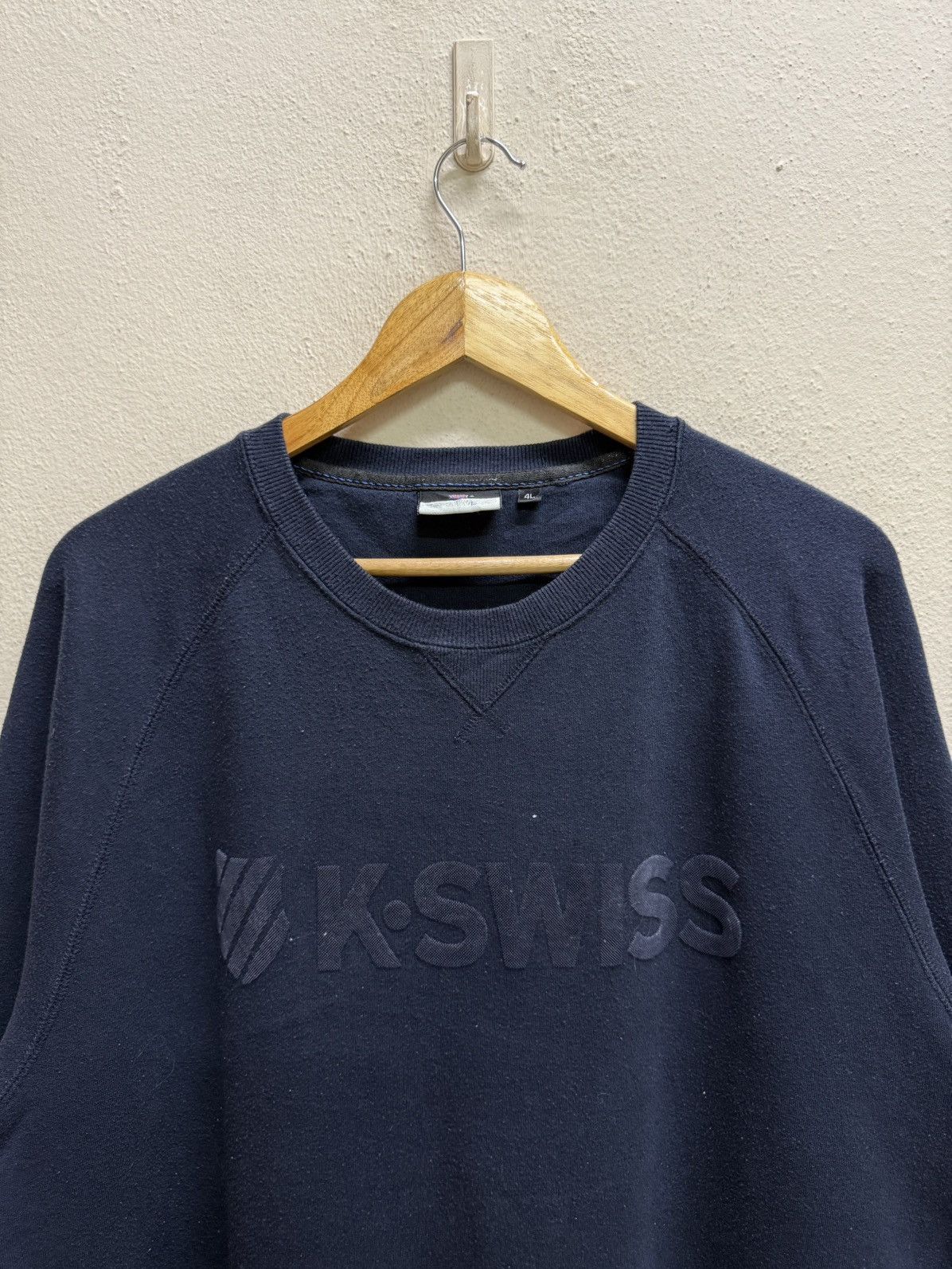 K-Swiss K.Swiss Spellout Logo Sweatshirt Size US XXL / EU 58 / 5 - 16 Thumbnail