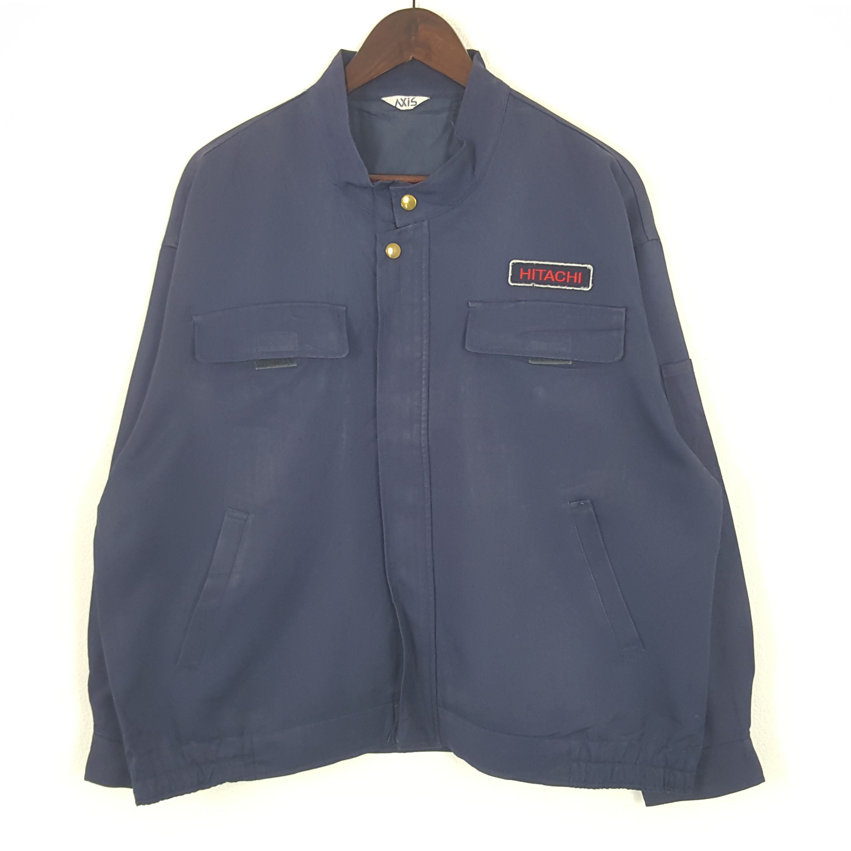 Japanese Brand × Vintage Vintage Hitachi Japanese Brand Workwear Jacket Size US XL / EU 56 / 4 - 1 Thumbnail