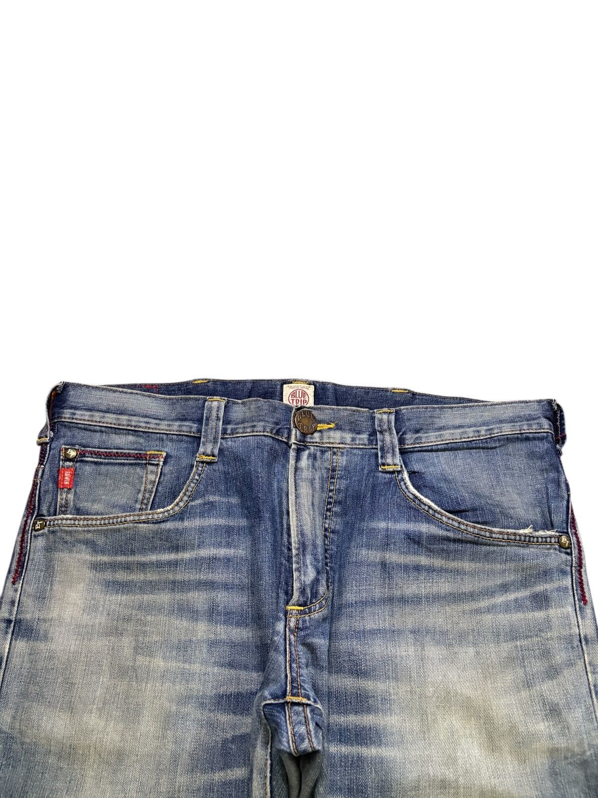 Edwin Vintage Edwin Blue Trip Mud Wash Baggy Jeans Size US 40 / EU 56 - 4 Thumbnail