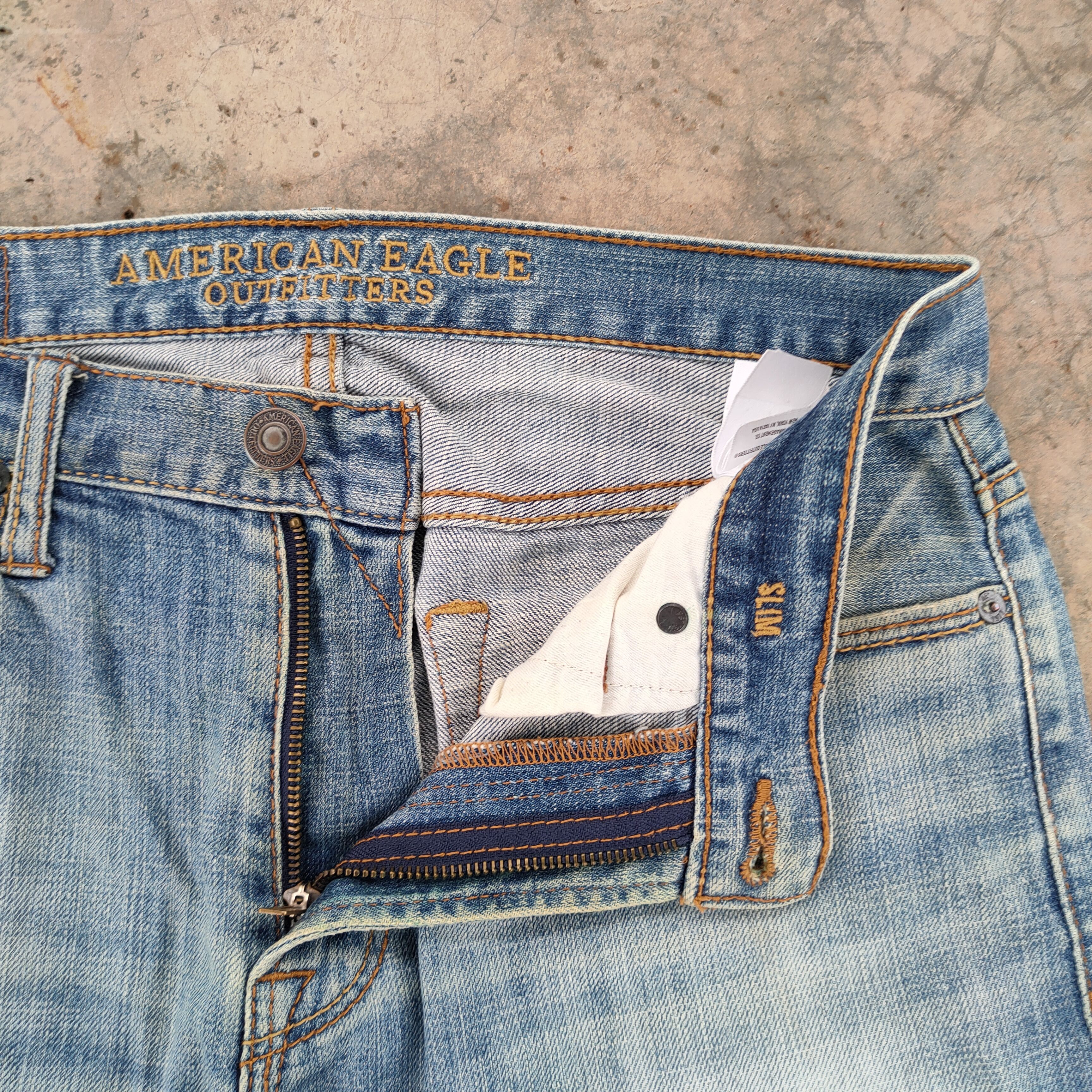 Japanese Brand × Vintage VINTAGE JAPANESE FADED DISTRESSED JEANS DENIM PANTS Size US 31 - 9 Thumbnail