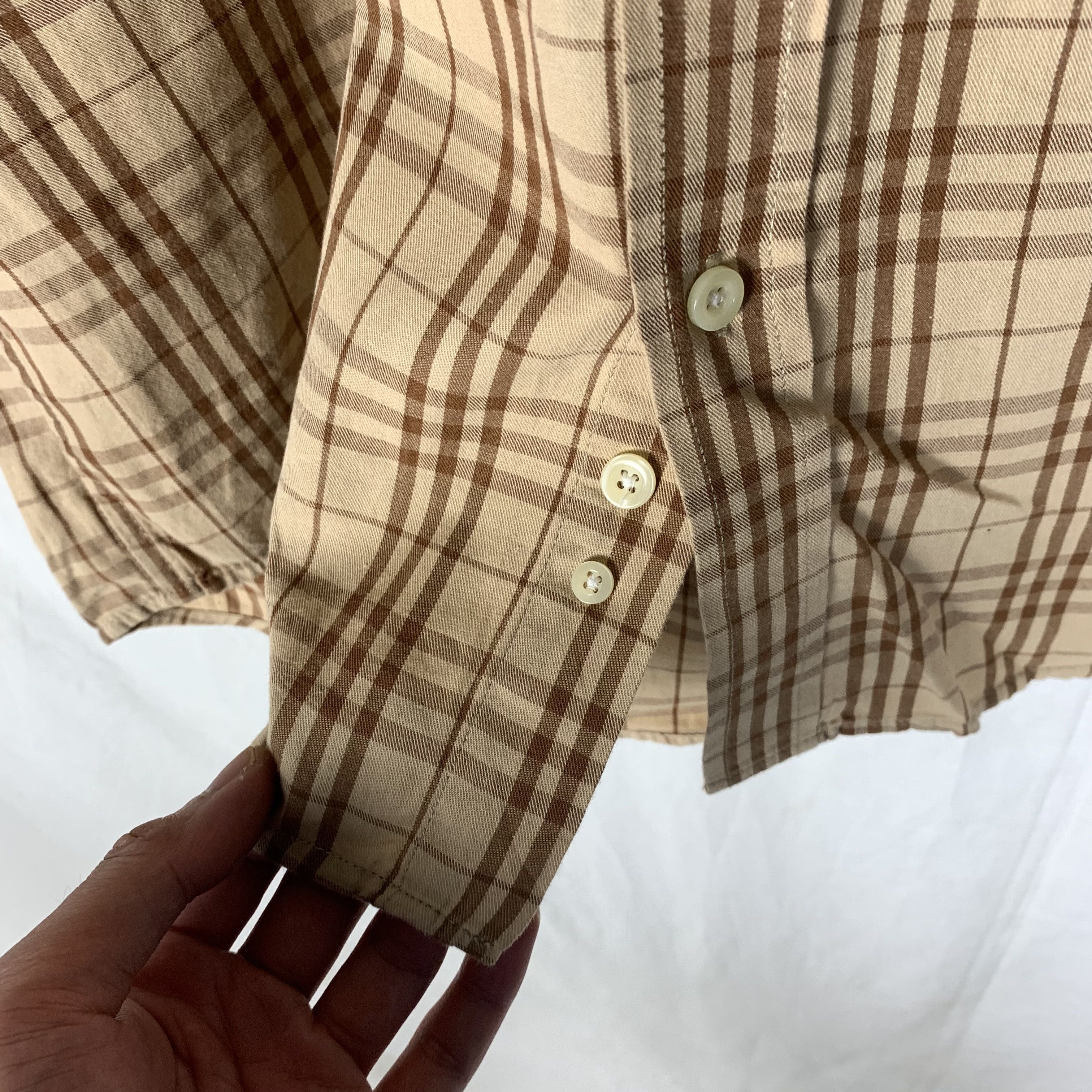 Burberry Vintage Burberry Nova Check L/S Shirt Size US L / EU 52-54 / 3 - 3 Thumbnail