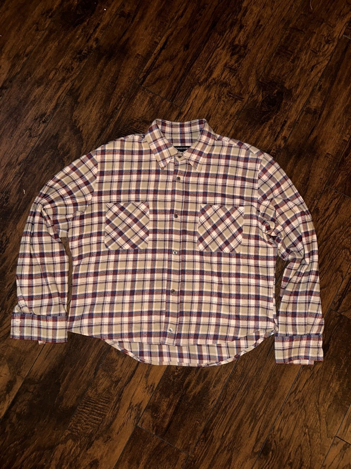 Pearled Ivory Montana Flannel CROPPED
