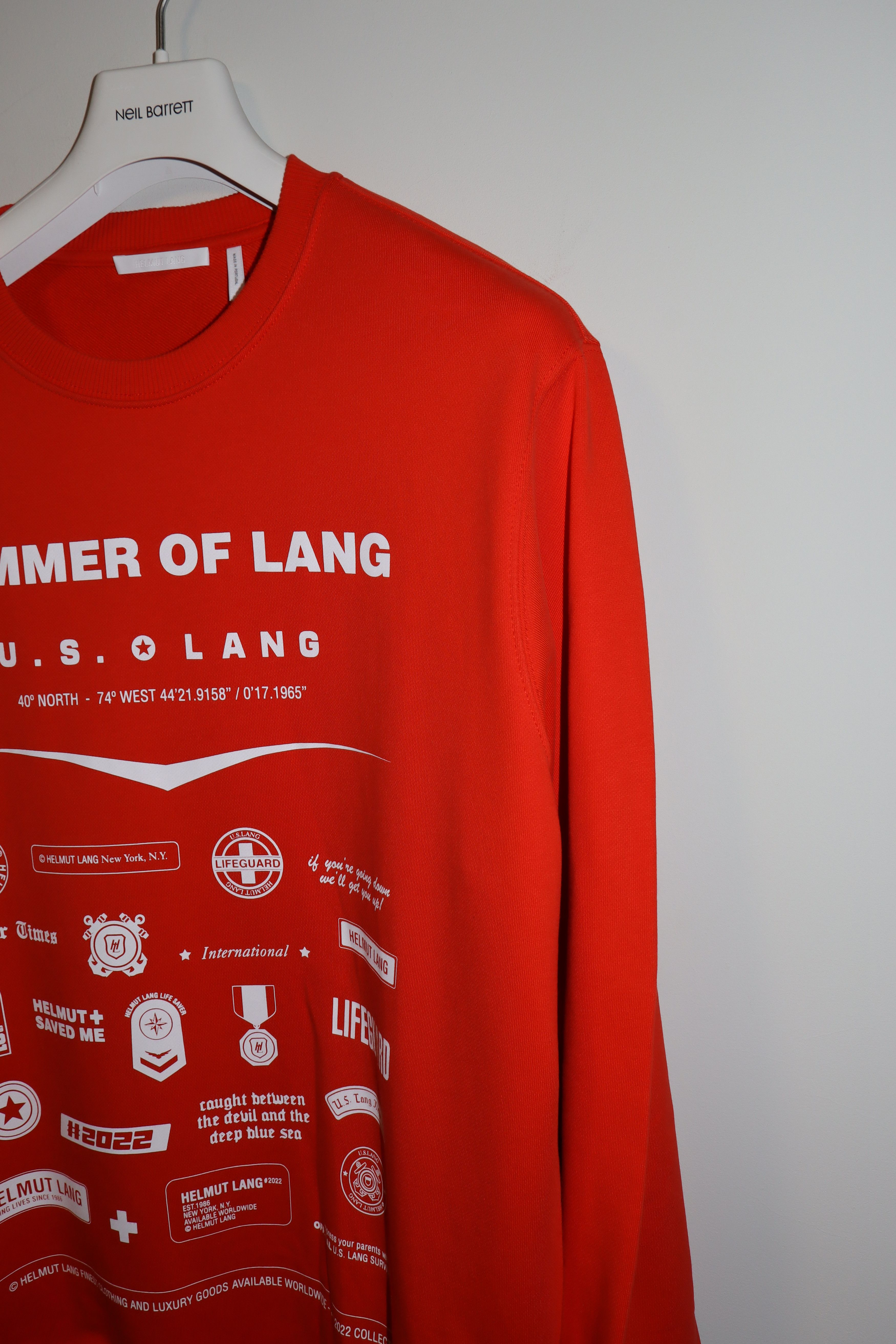 Helmut Lang SUMMER OF LANG SWEATSHIRT Size US S / EU 44-46 / 1 - 2 Thumbnail