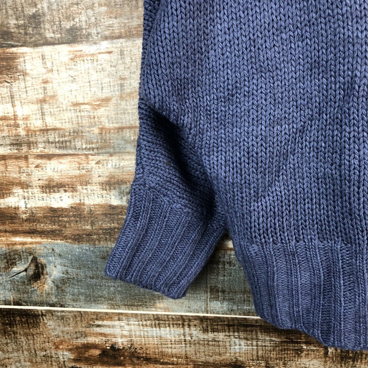 Japanese Brand Croisiere Dark Blue Knitwear sweatshirt #A1280 Size US M / EU 48-50 / 2 - 7 Thumbnail