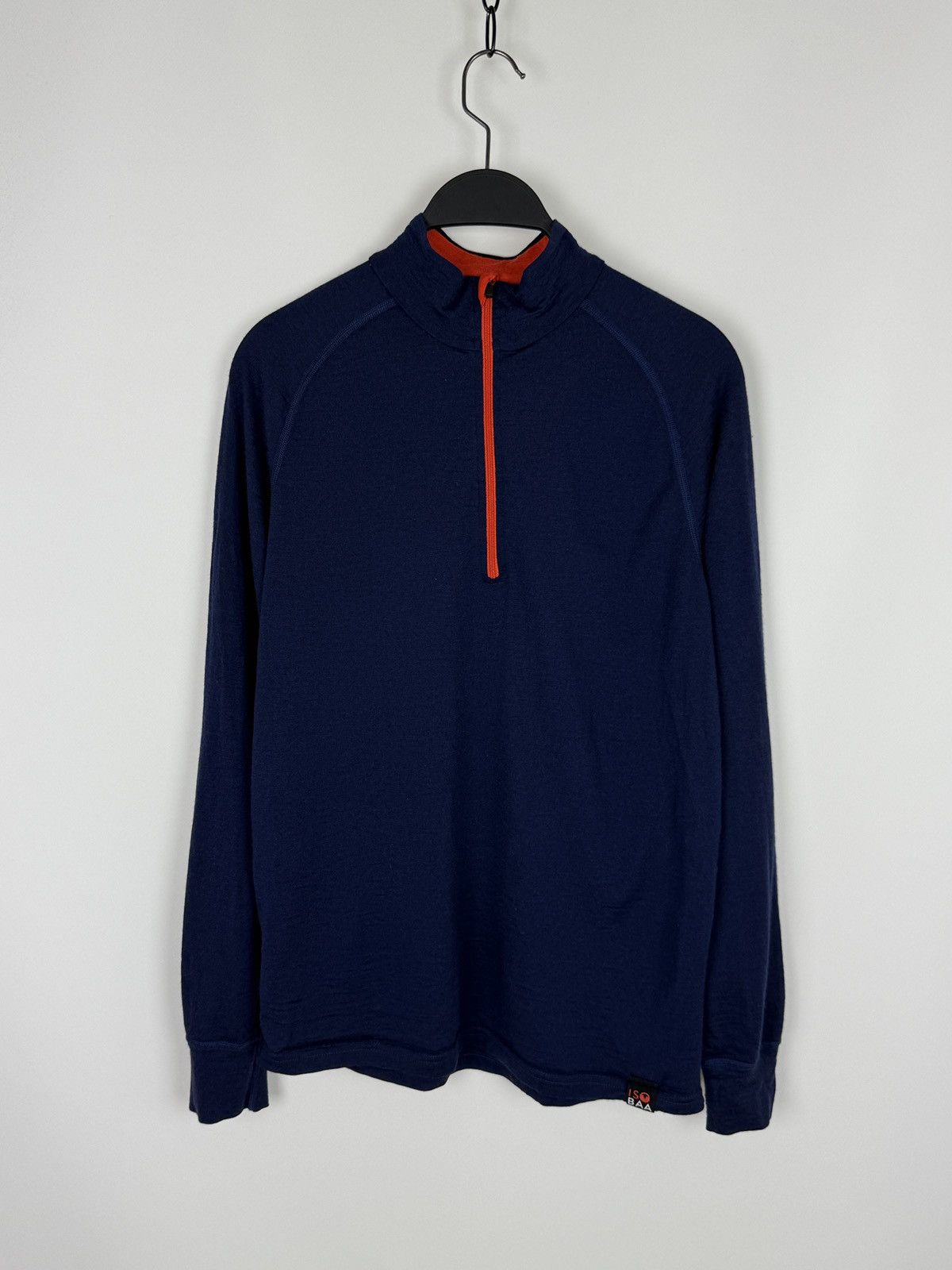 Other Isobaa Mens Navy 200 Merino 1/3 Zip Long Sleeve Jersey Size US M / EU 48-50 / 2 - 1 Thumbnail