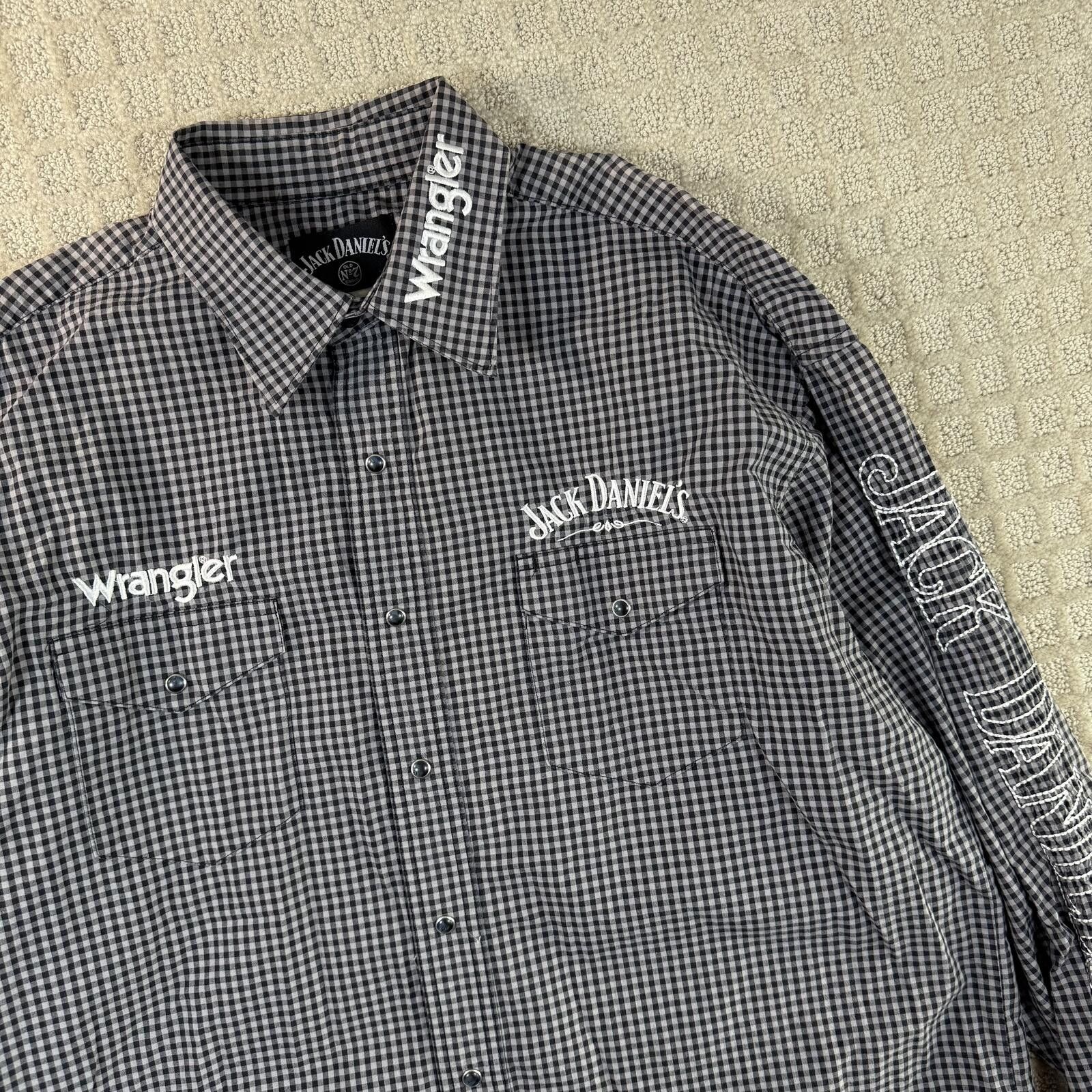 Other Wrangler Jack Daniels Pearl Snap Shirt XL Size US XL / EU 56 / 4 - 5 Thumbnail