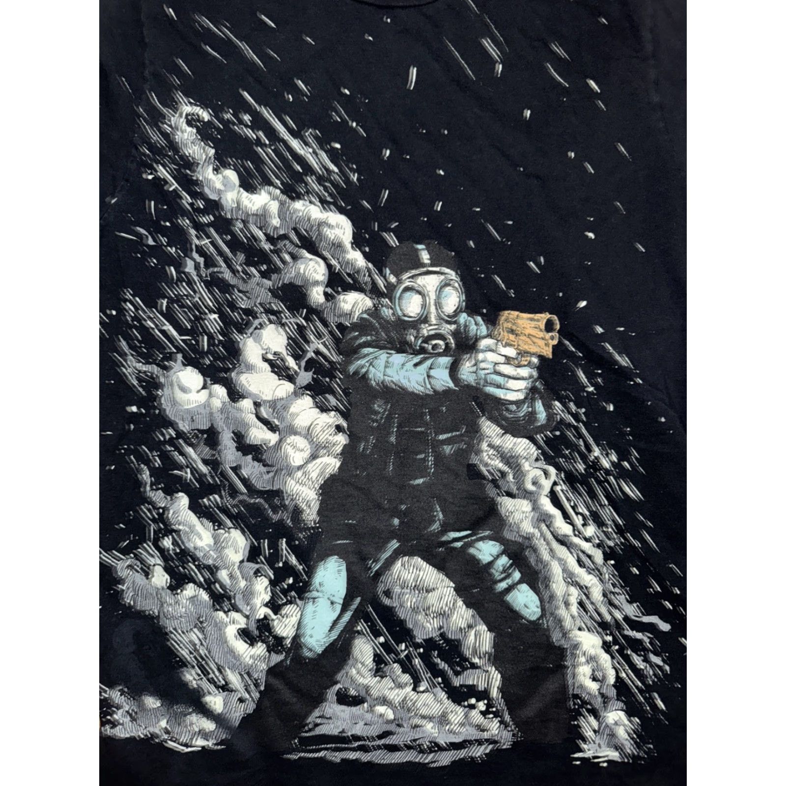 Threadless VINTAGE Threadless Shirt Mens M Black Graphic Print Y2K Streetwear Astronaut Art Cartoon Comic Book Vintage 90s Space Tee Size US M / EU 48-50 / 2 - 2 Thumbnail