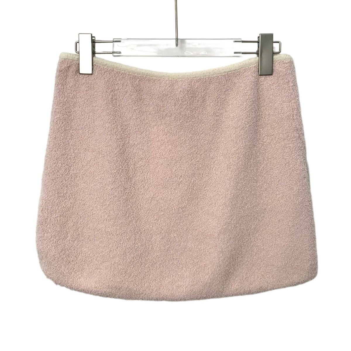Celine Celine Pink Triomphe Embroidered Drawstring Mini Skirt K26WX Size 27" / US 4 / IT 40 - 2 Thumbnail