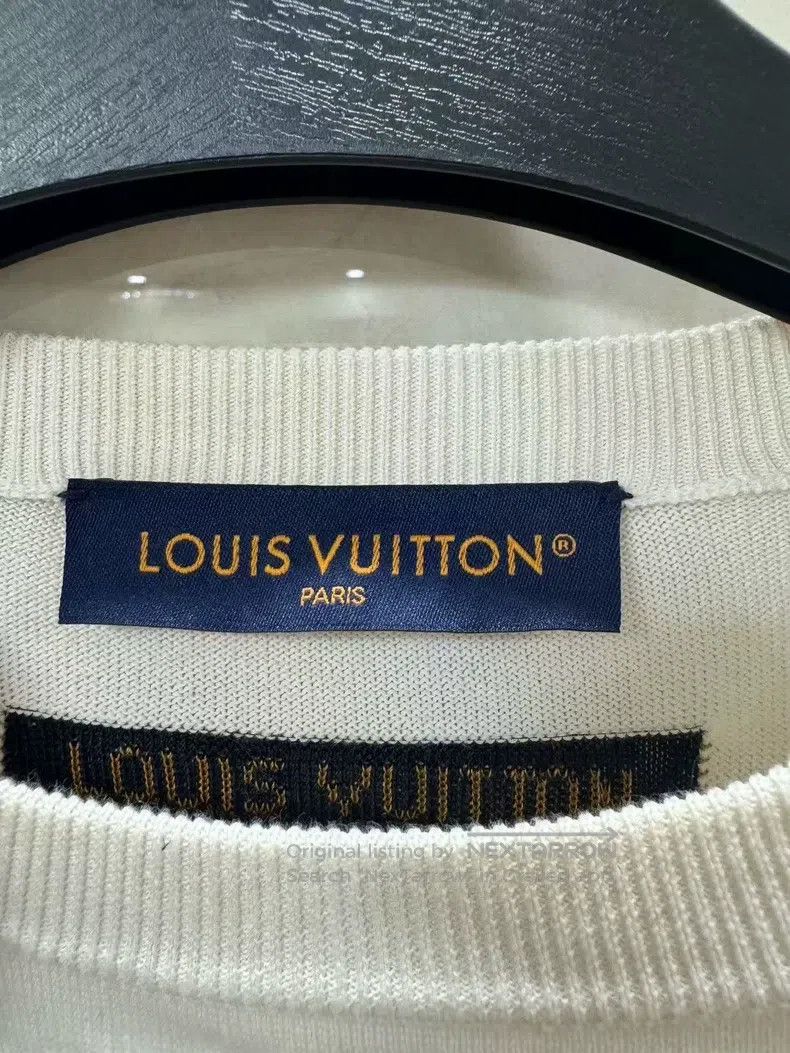 Louis Vuitton Louis Vuitton White blue orange logo knitted short sleeve Size US M / EU 48-50 / 2 - 3 Thumbnail
