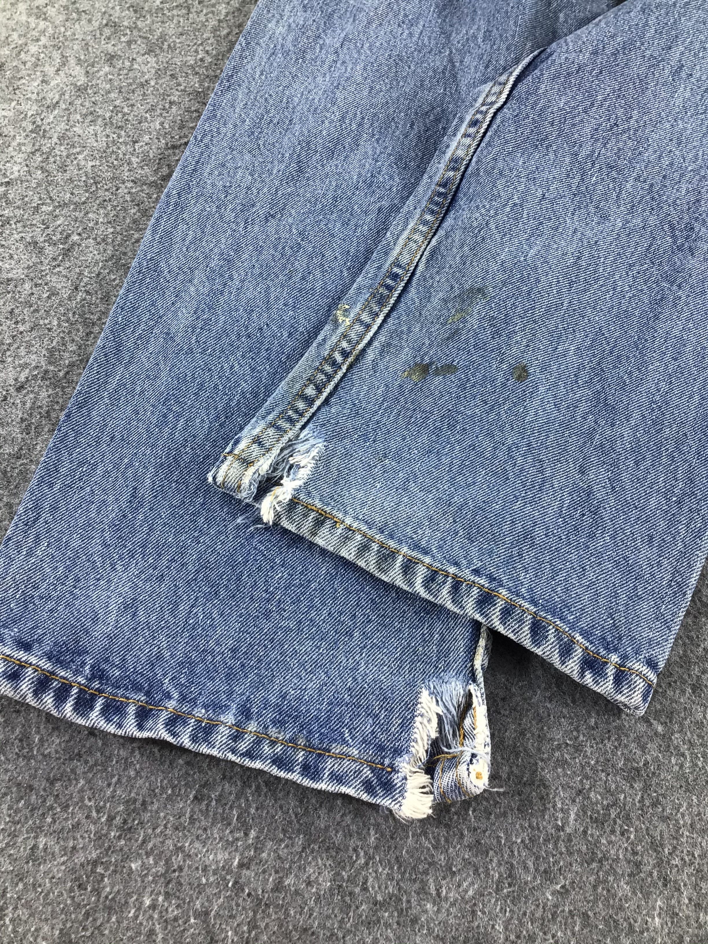 Levi's Levis 505 Jeans Faded Blue Denim -J322 Size US 33 - 6 Thumbnail