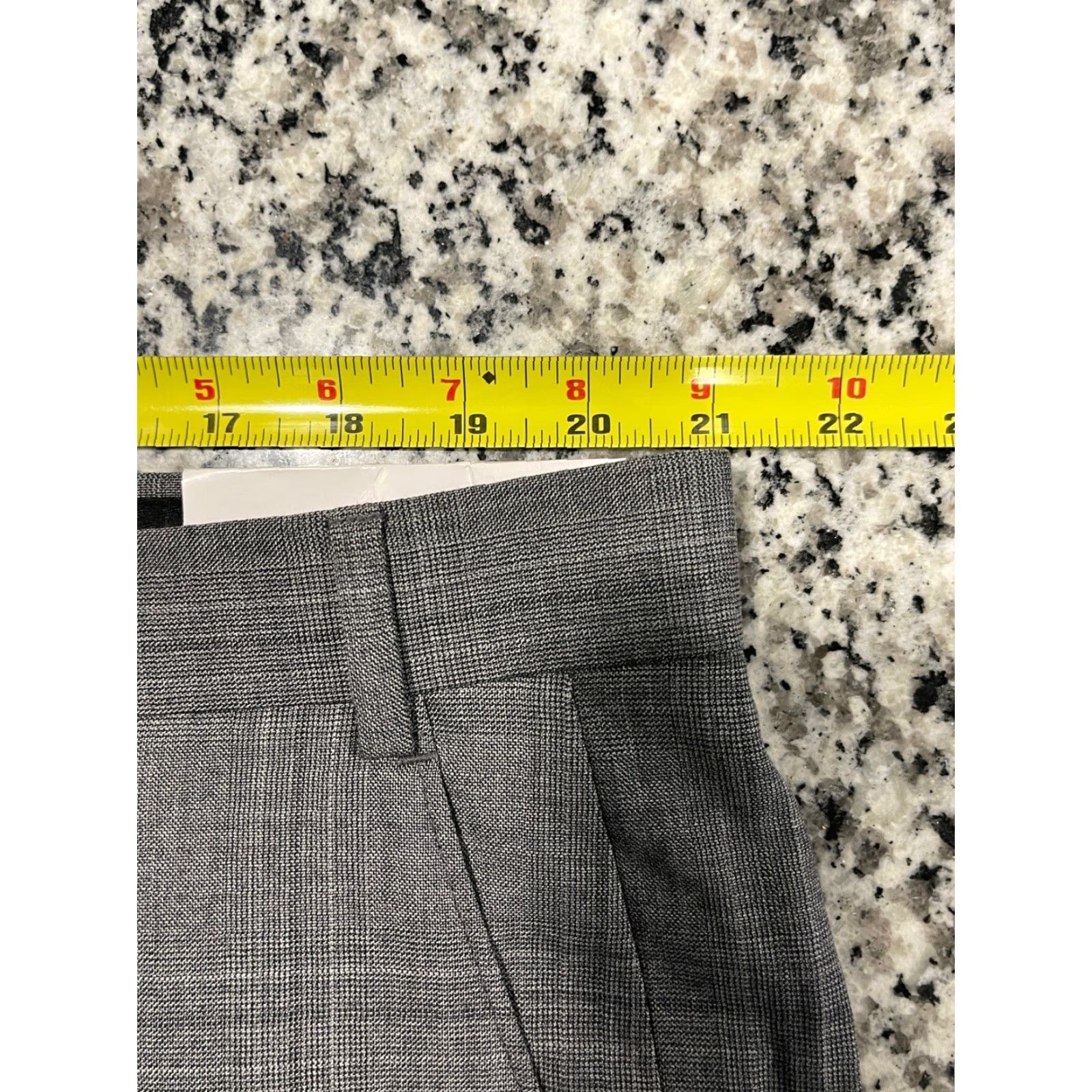 Ralph Lauren Ralph Lauren Black Label Pants Wool Polyester Gray Plaid Academia Straight Leg 42x30 Mens Dress Pants Size US 42 / EU 58 - 3 Thumbnail