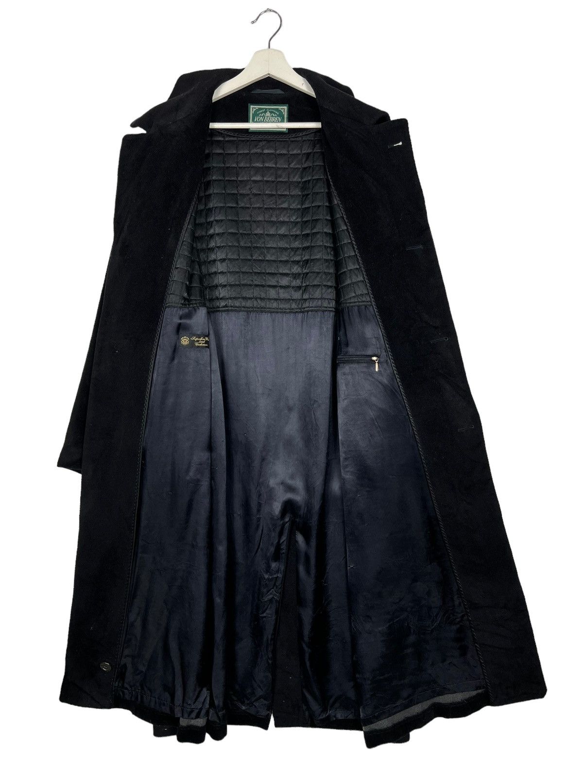 Autumn Cashmere 🔥 VON BEHREN SUPERFINE CASMERE & WOOL OVERCOAT MADE GERMANY Size US XL / EU 56 / 4 - 11 Thumbnail