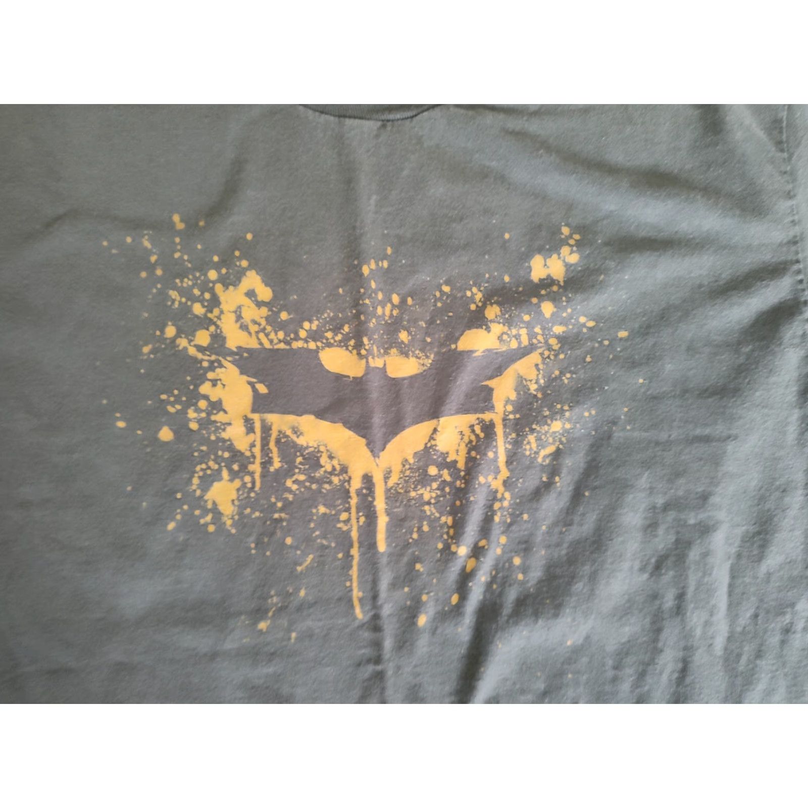 DC Comics VINTAGE Batman The Dark Knight Movie Promo Graphic T-Shirt Men Large Green DC Comics Rare Size US L / EU 52-54 / 3 - 2 Thumbnail