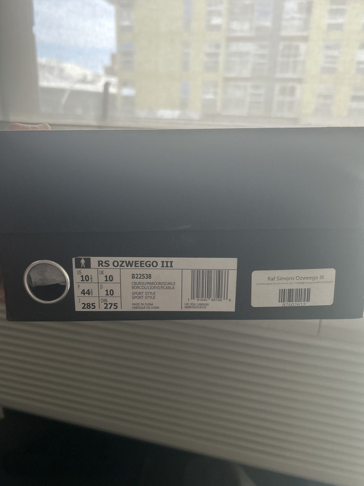Adidas × Raf Simons Adidas Ozweego 3 Raf Simmons Burgandy Size US 10.5 / EU 43-44 - 10 Thumbnail