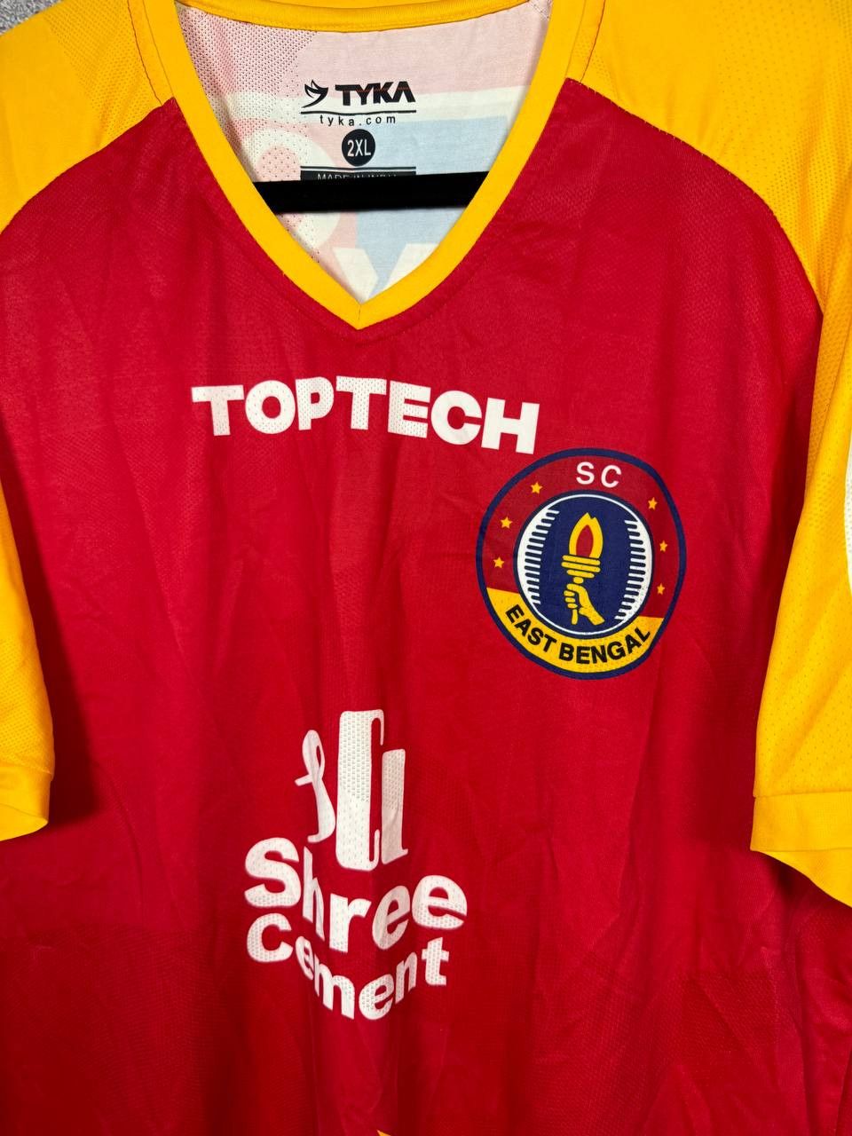 Vintage Matchworn SC East Bengal 2019/20 Toptech Soccer Jersey Size US XXL / EU 58 / 5 - 5 Thumbnail