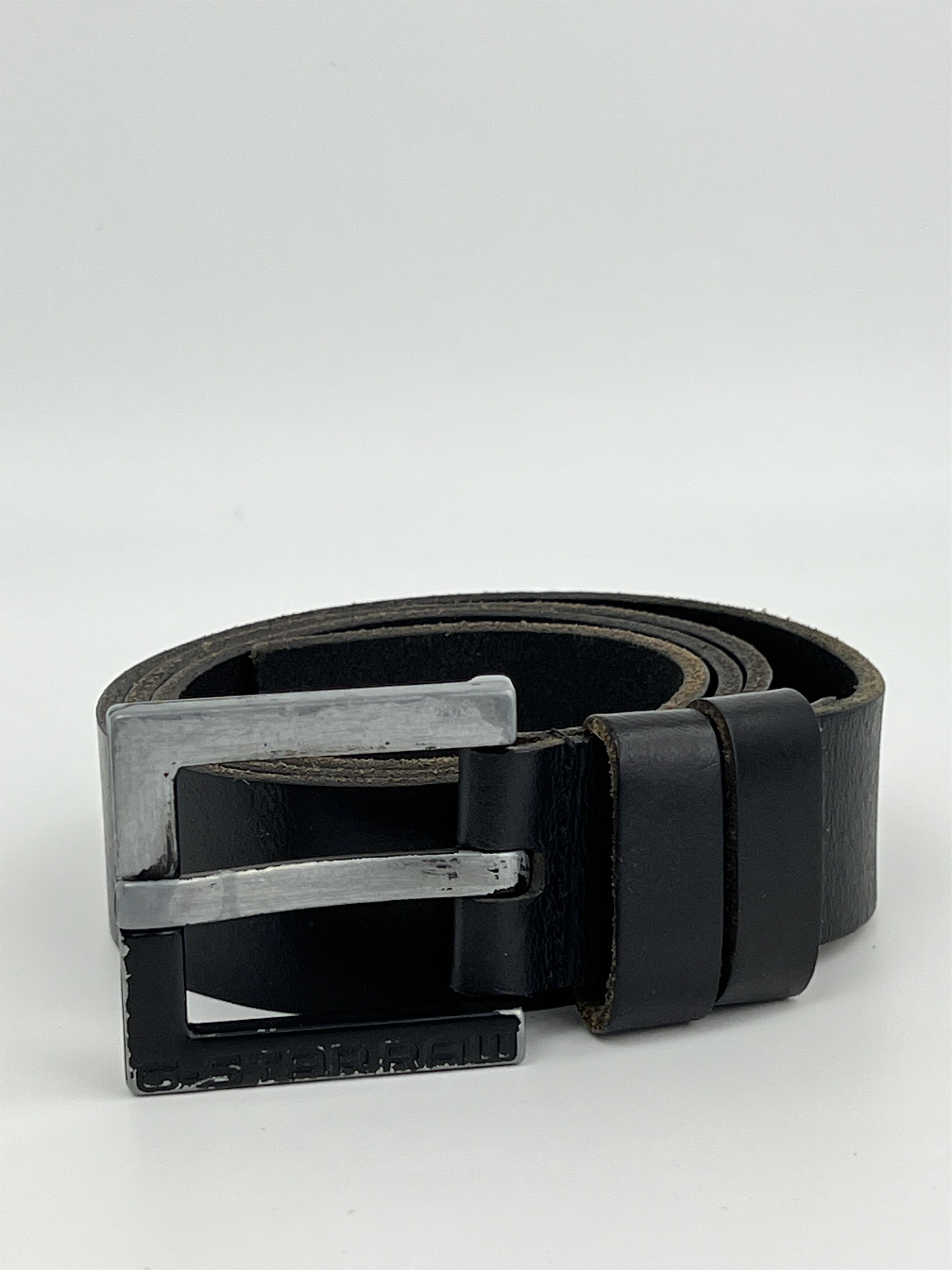 G-Star Vintage G-Star Black Leather Belt Buckle Logo Size ONE SIZE - 2 Thumbnail