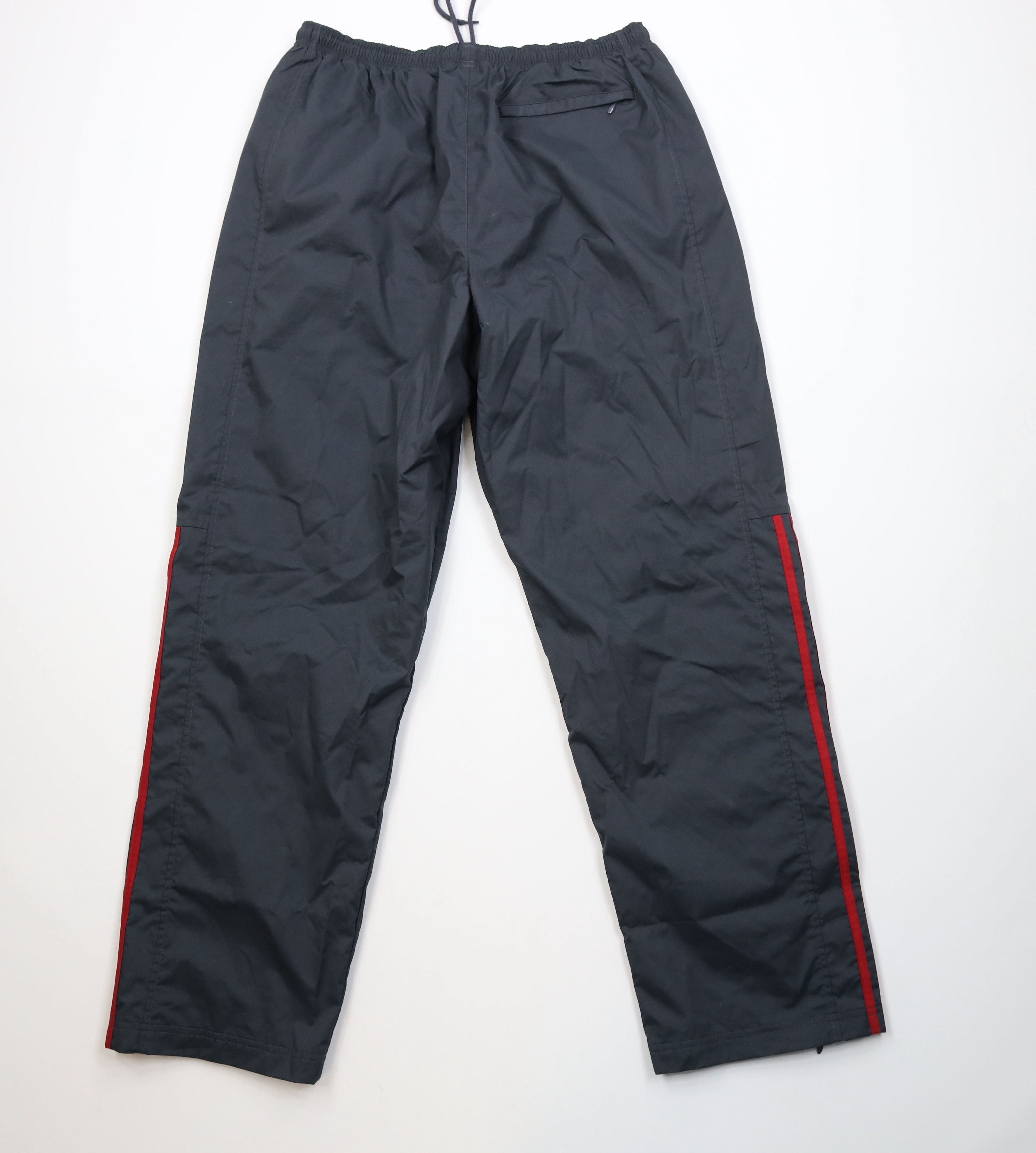 Adidas Vintage Y2K 2002 Adidas Wide Leg Windbreaker Pants Striped Size US 36 / EU 52 - 9 Thumbnail