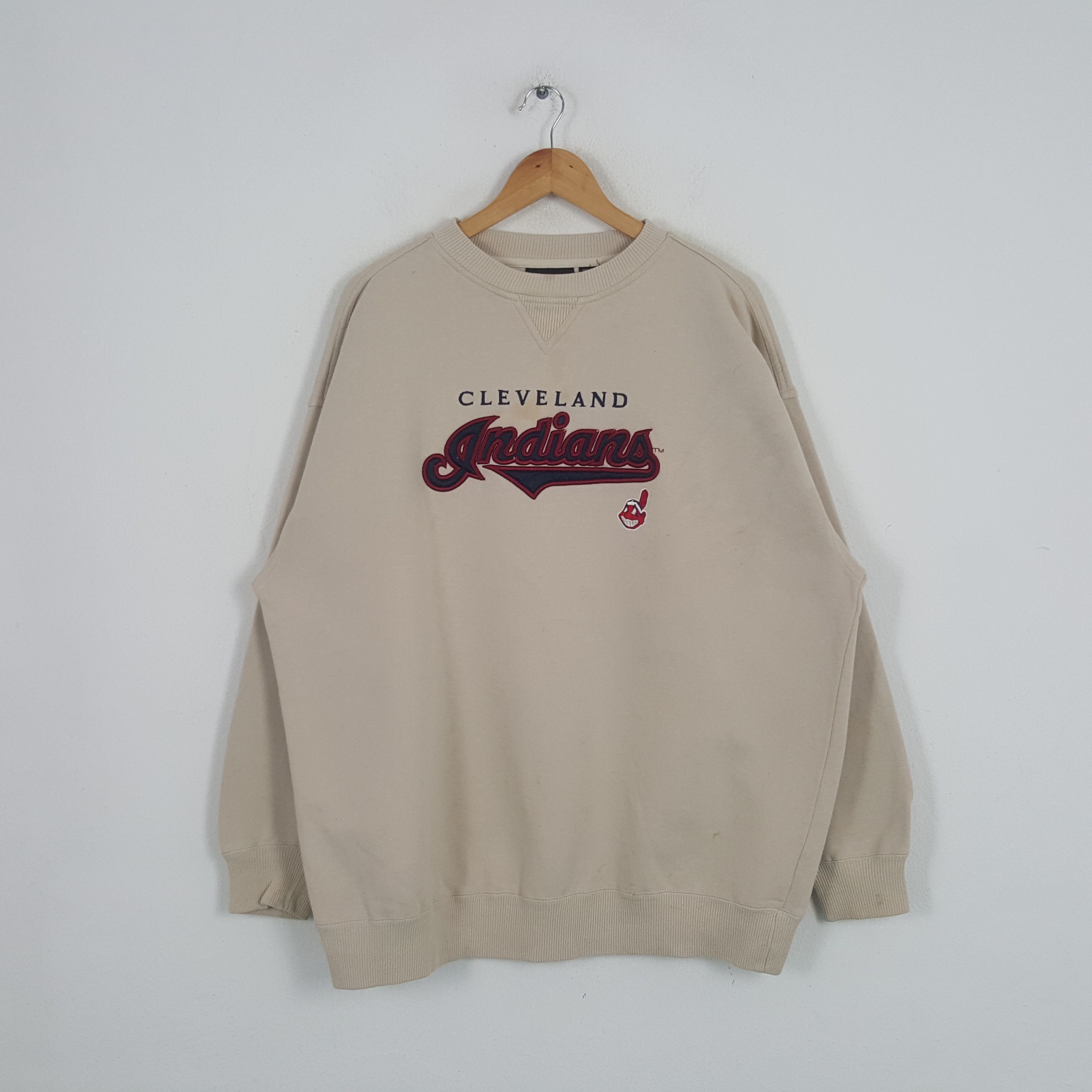 NFL × Vintage Vintage Cleveland Indians American Sports Style Sweatshirt Size US XXL / EU 58 / 5 - 1 Thumbnail