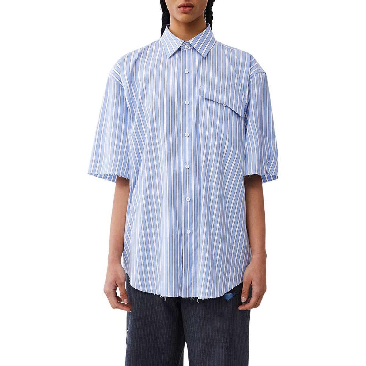 Ader Error Ader Error Oversized Striped Short-Sleeve Shirt A1 unisex Size US S / EU 44-46 / 1 - 1 Thumbnail